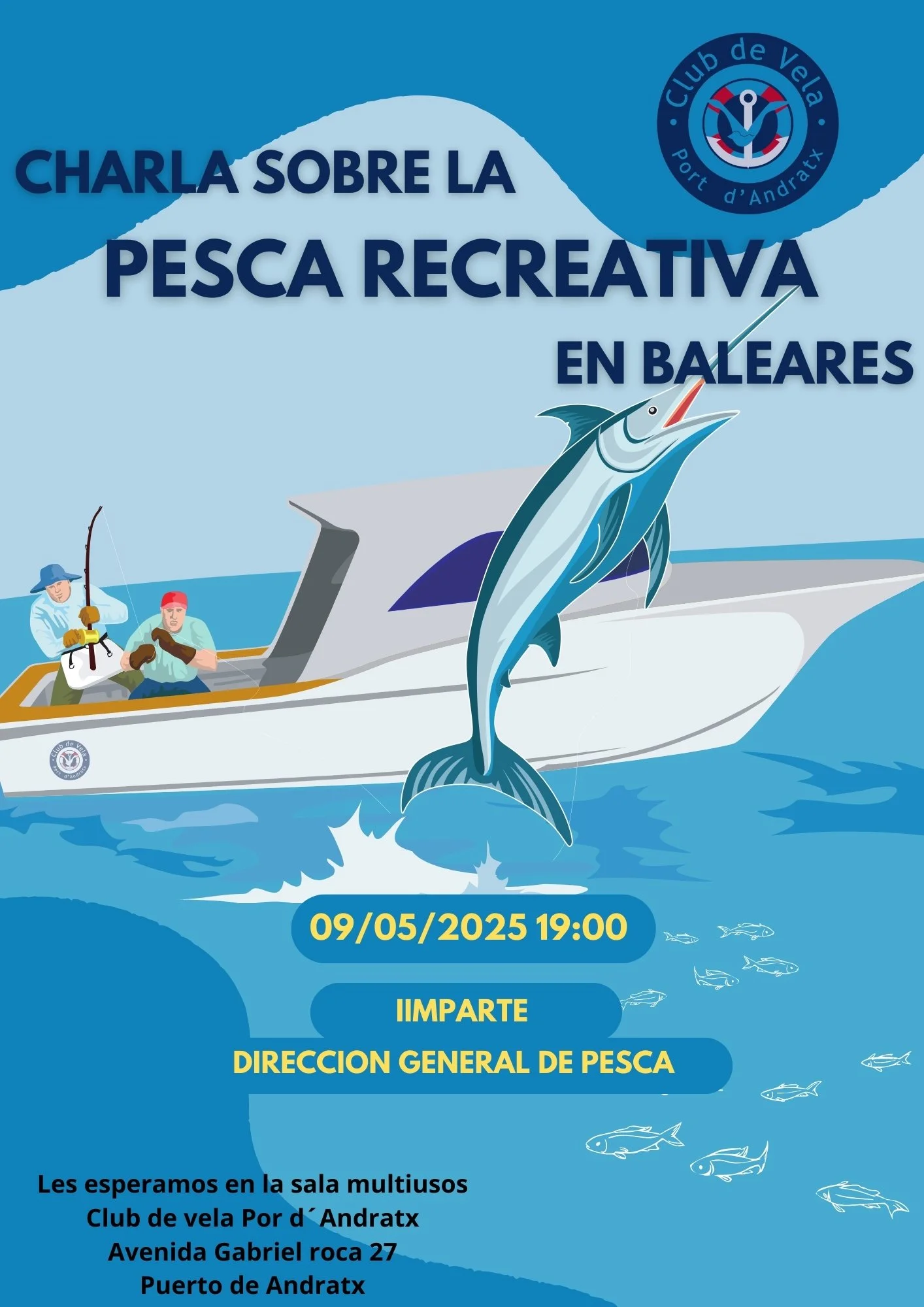 Charla sobre la pesca deportiva en las Islas Baleares en el CVPAndratx