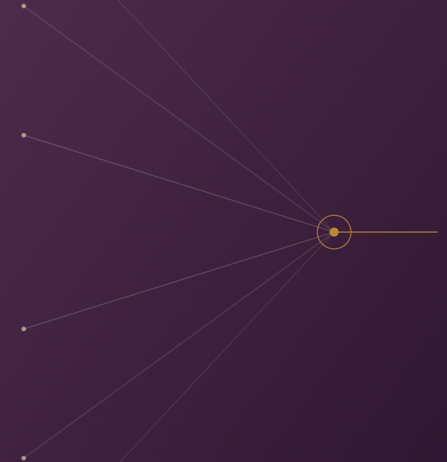 Simplified diagram with nodes connected by lines on a dark purple background.