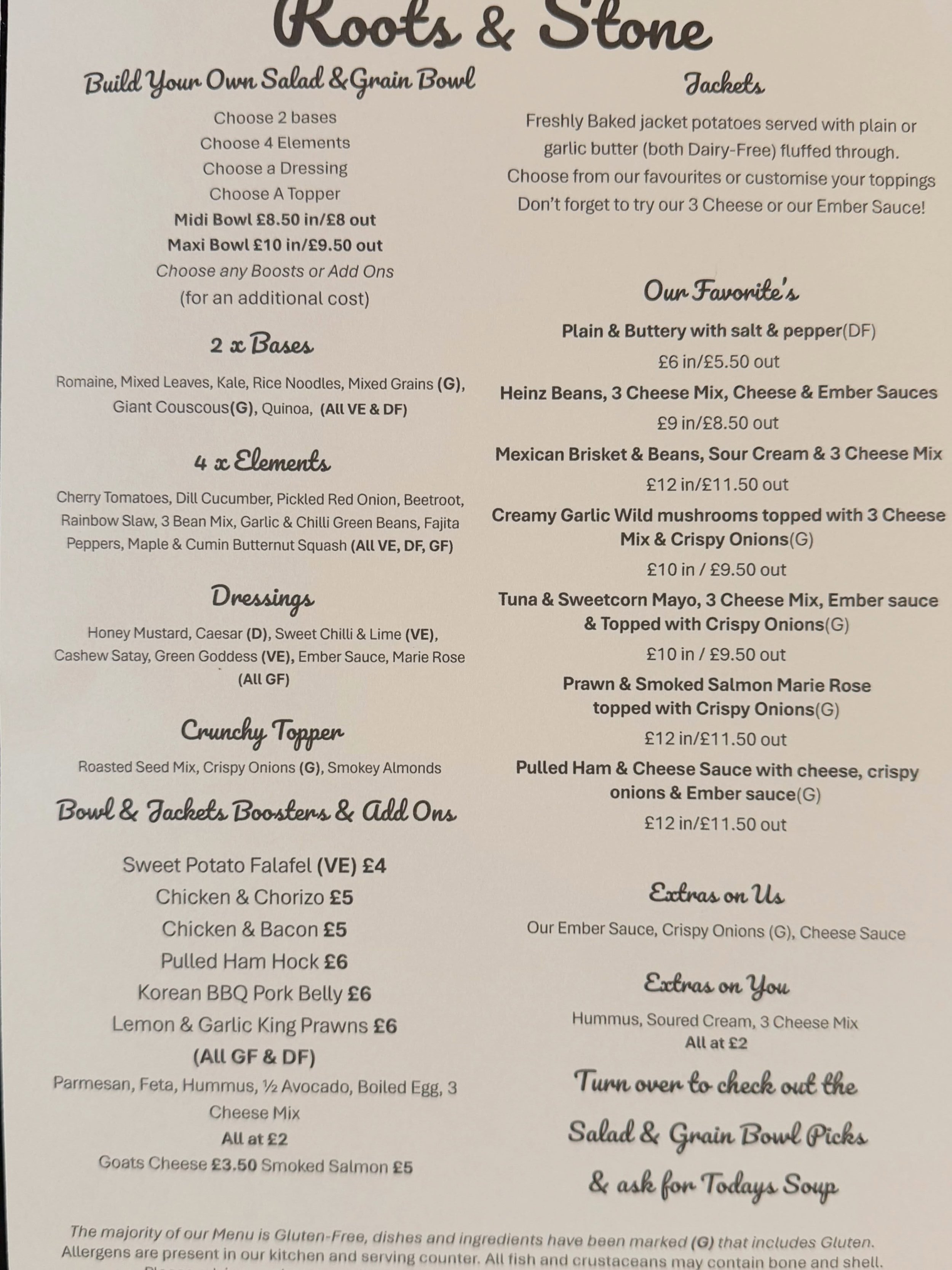 ✨NEW MENU TOMORROW ✨
Monday 14th September 

We&rsquo;ve been busy behind the scenes, and our new menu is ready! 

We&rsquo;ve got some new salad &amp; grain bowl favourites, new jacket potato combinations, and plenty of ways to build your own just t