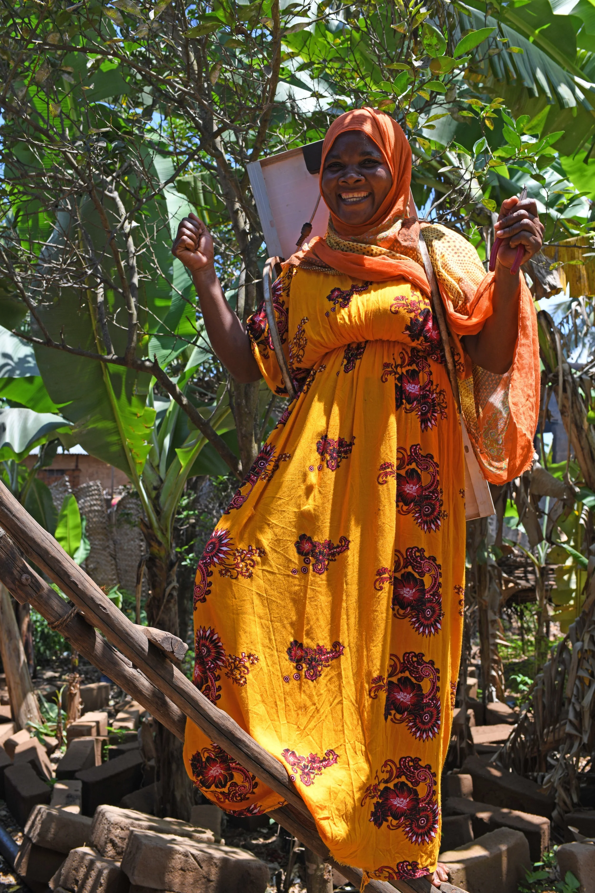 The Solar Mamas of Barefoot College install and maintain solar home lighting systems in villages all across Zanzibar