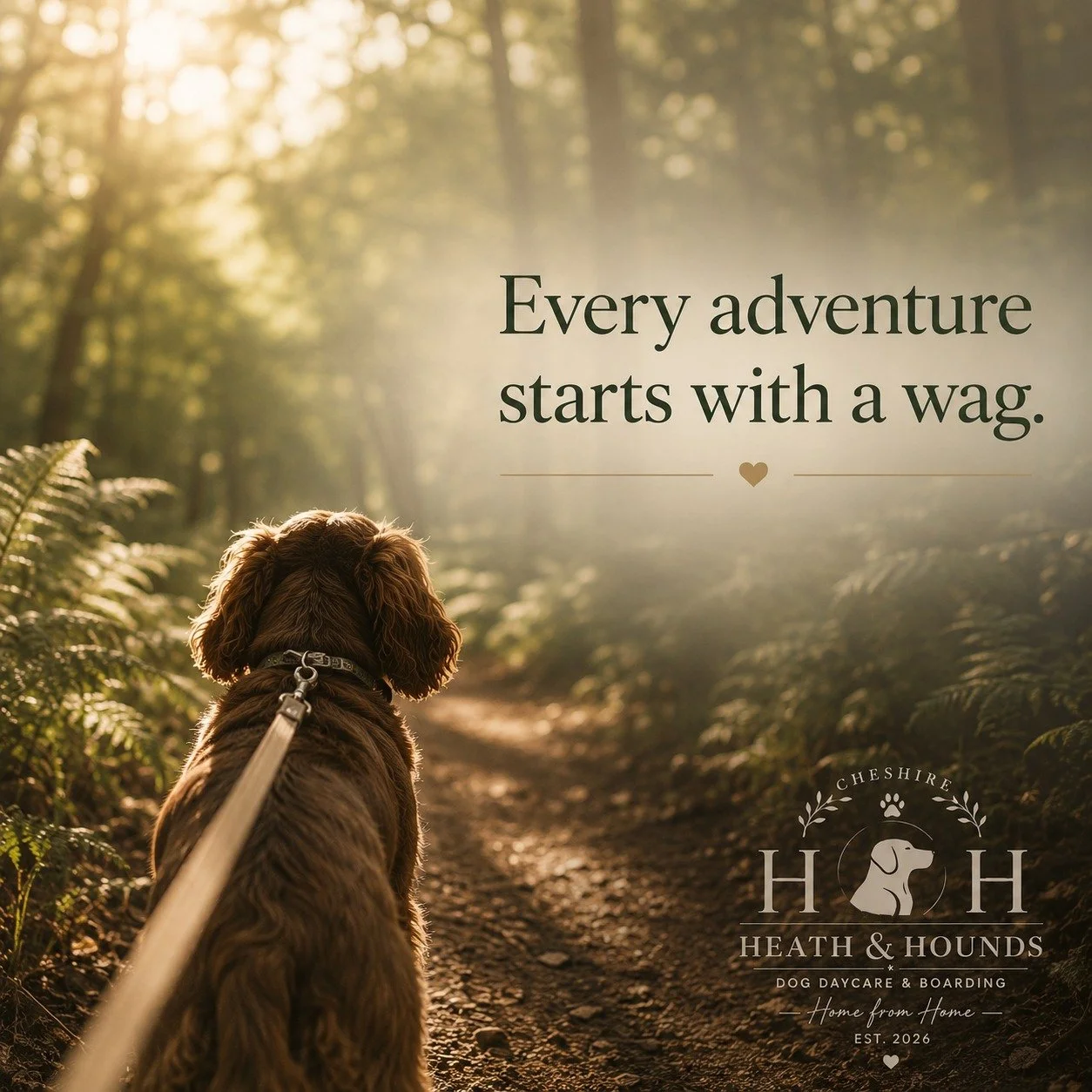 Woodland walks. Fresh air. New scents. Happy tails. 🌿

At Heath &amp; Hounds, we believe every dog deserves the time and space to enjoy life's little adventures.

Thoughtfully planned walks, plenty of enrichment, and all the love and care they'd rec