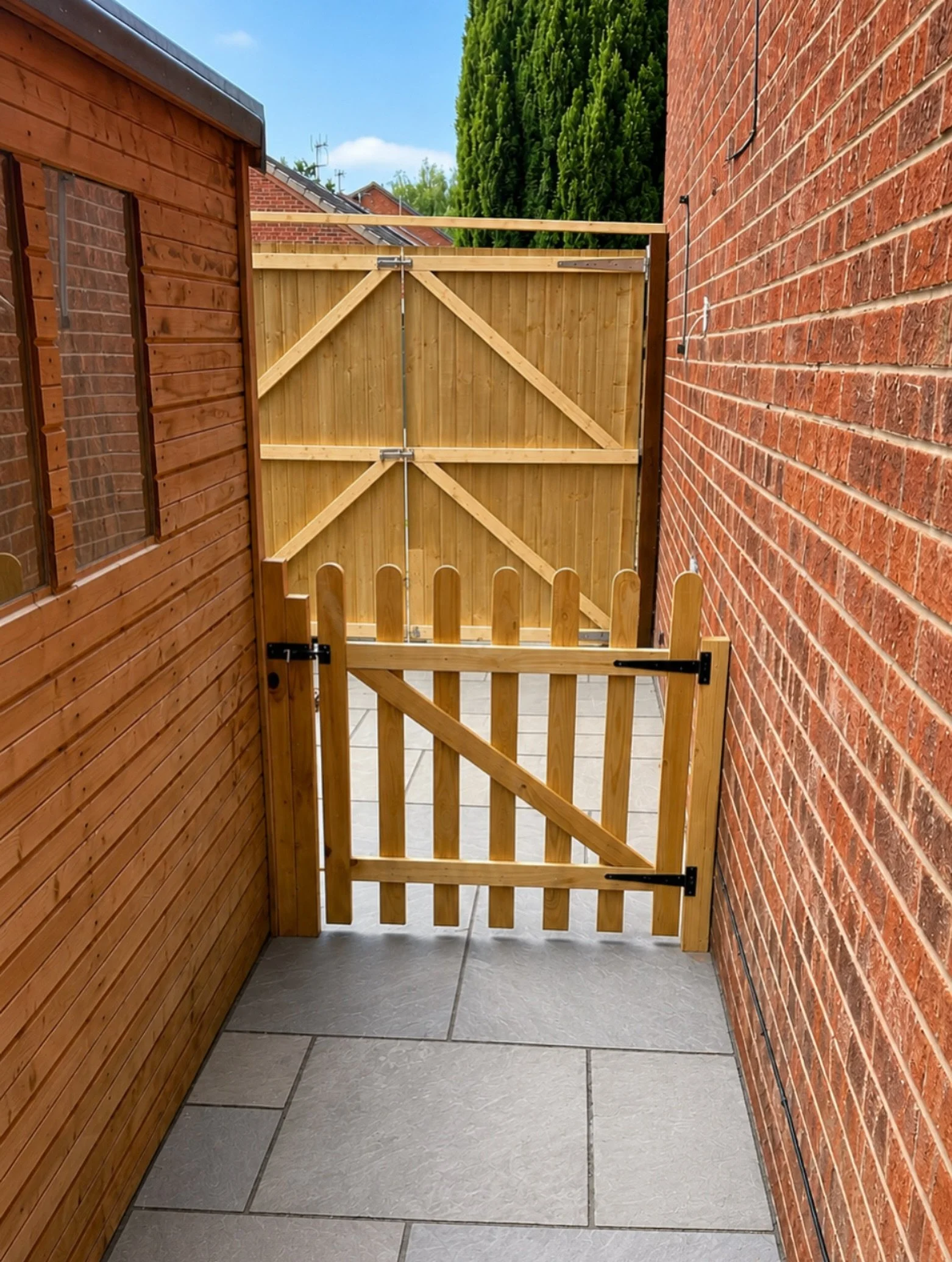 Safety has always been our priority. 🐾🤍

Today we added another layer of security to our garden access.

Every dog staying with us will now pass through a secure double-gate &ldquo;holding bay&rdquo;, meaning there are two gates between them and th