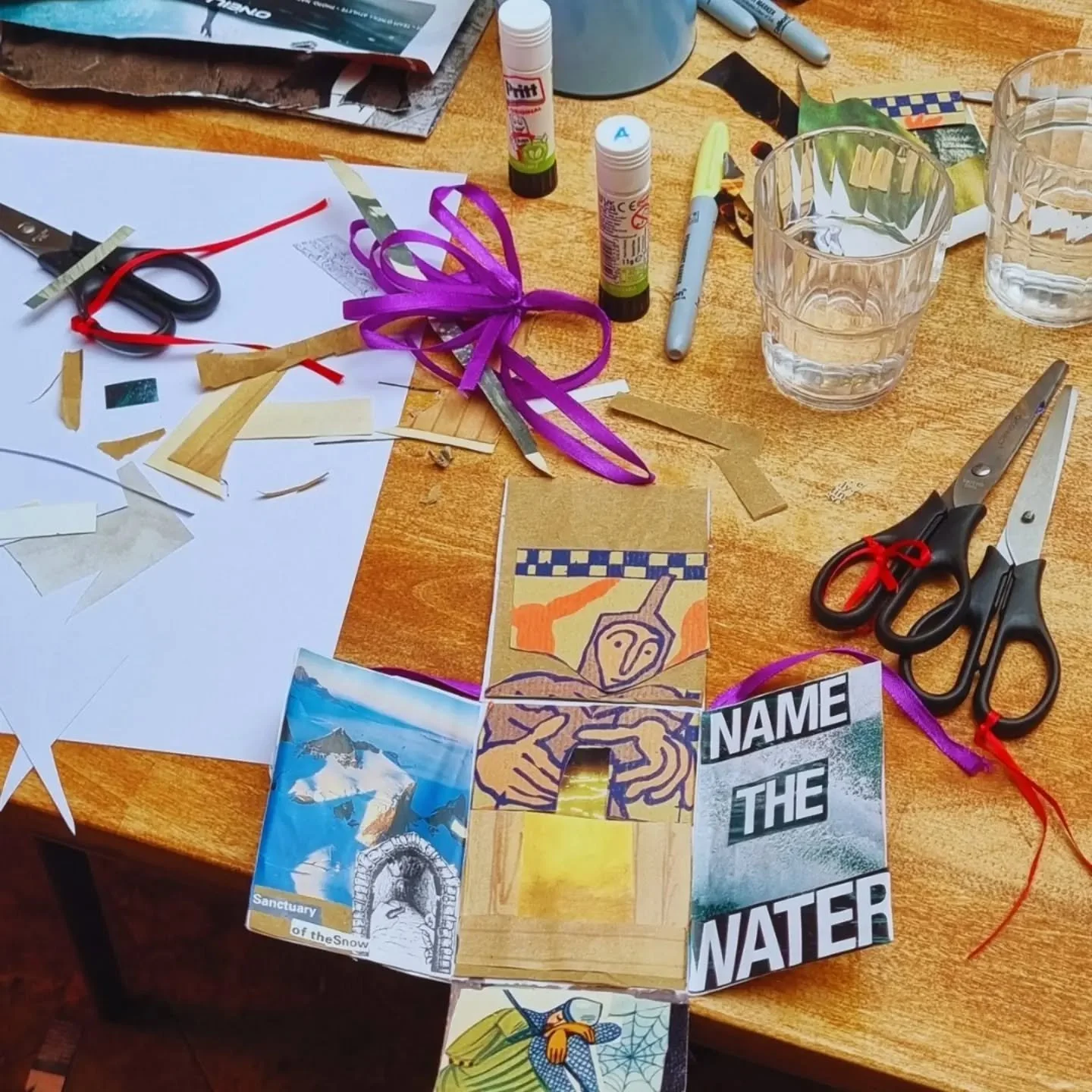A few of the gorgeous altar zines made at July's workshop! Check our website for our next date! 

The first Cambridge Zine Fair will be taking place on 28th February 2027 at Marvin&rsquo;s Mill Road. Check out our website (link in bio) to join our wo