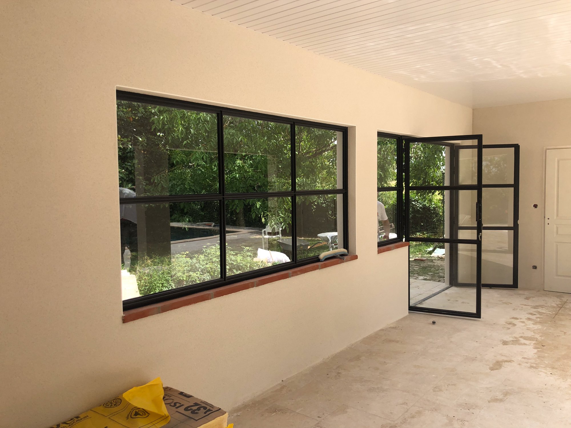 Rénovation : travaux en cours Pool House Les Promoteurs