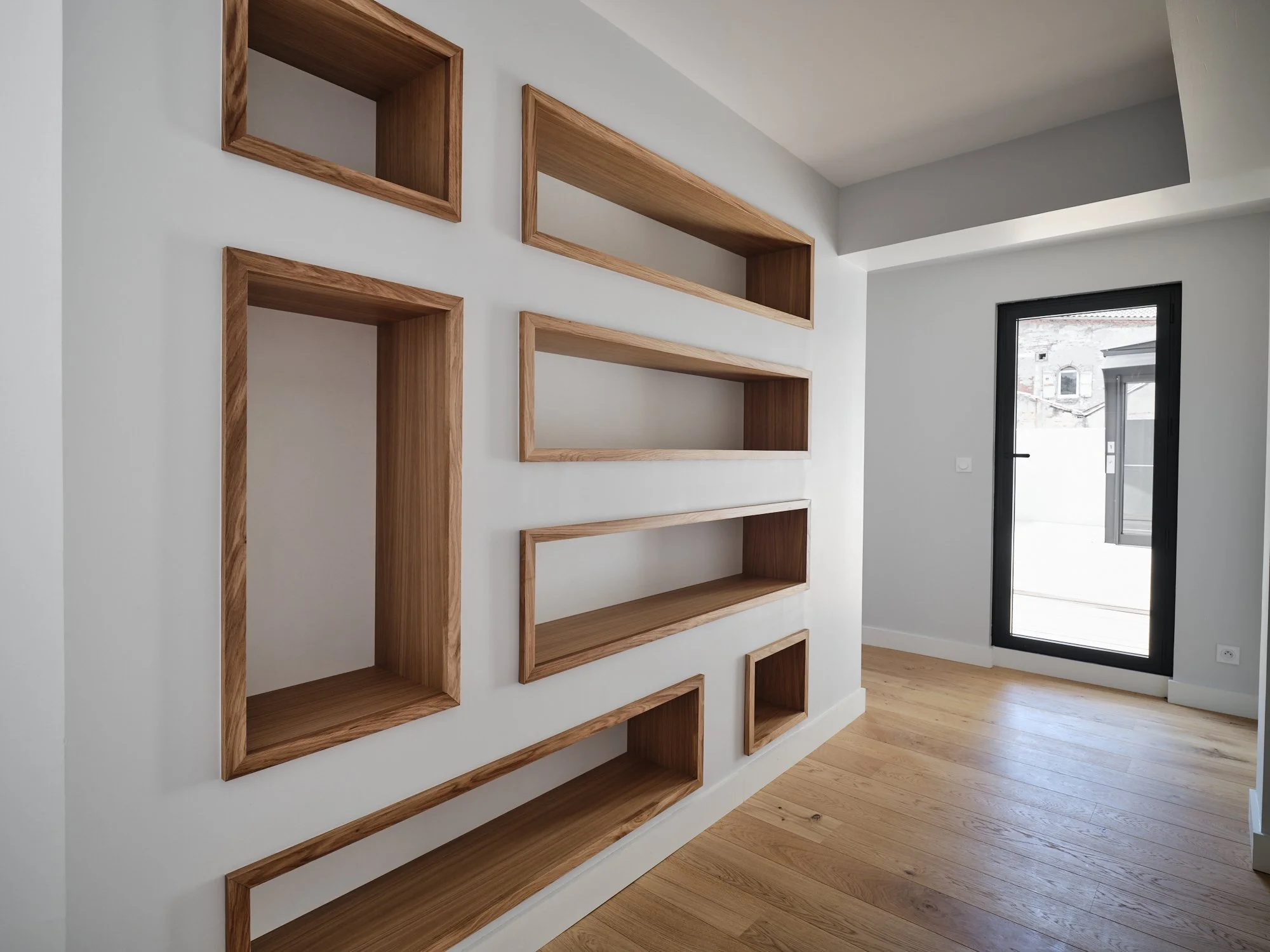 Rénovation appartement Agen LES PROMOTEURS bibliothèque