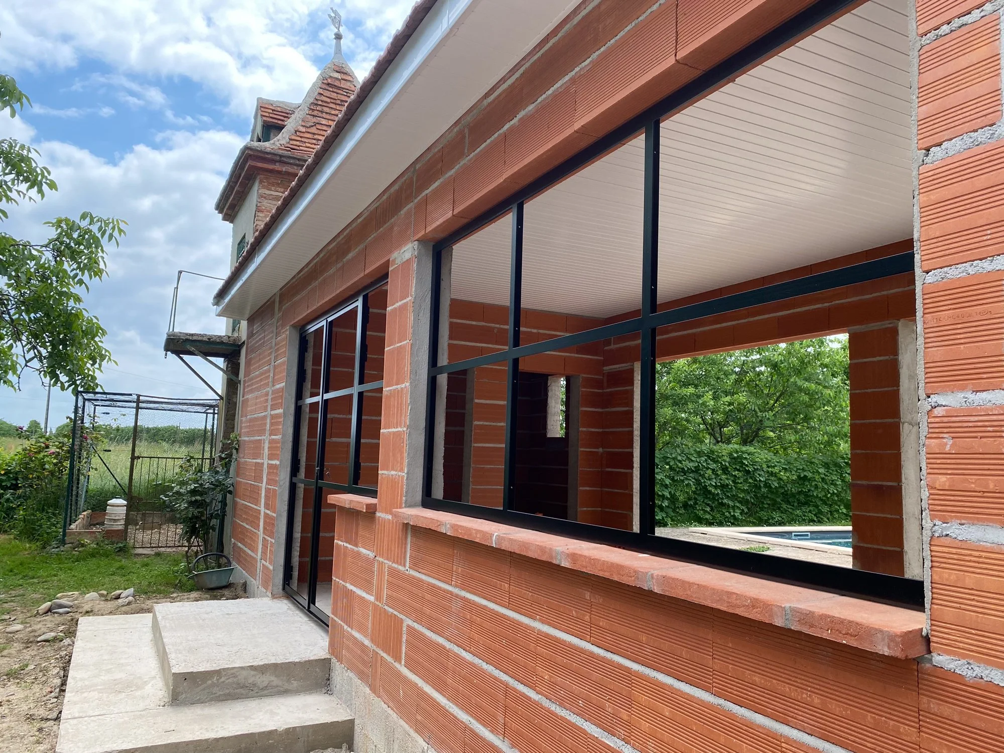 Rénovation : travaux en cours Pool House Les Promoteurs