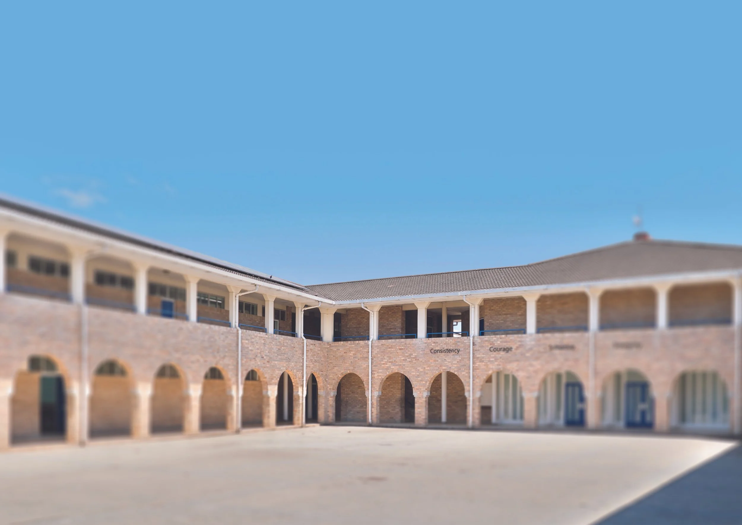 Muir College campus building. South Africa. Uitenhage.