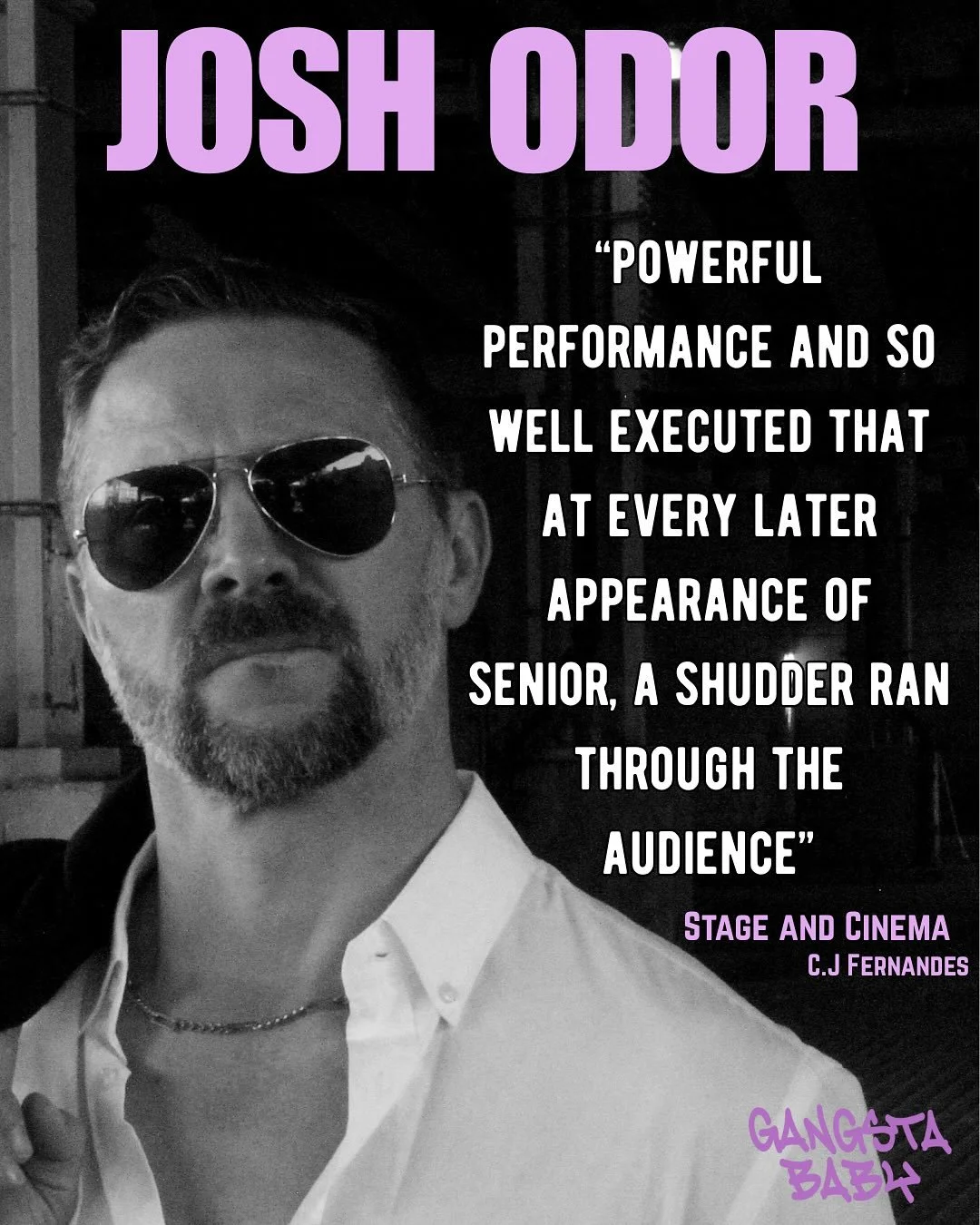 We are incredibly proud and enamoured by our fabulous cast and reviewers are too! Starting with&hellip;

SPOTLIGHT - @odorjosh 

🎟️ Available in our bio 
🗓️ Ends 19th of October