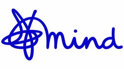 Blue handwritten logo with a tangled scribble and the word 'mind' in cursive.