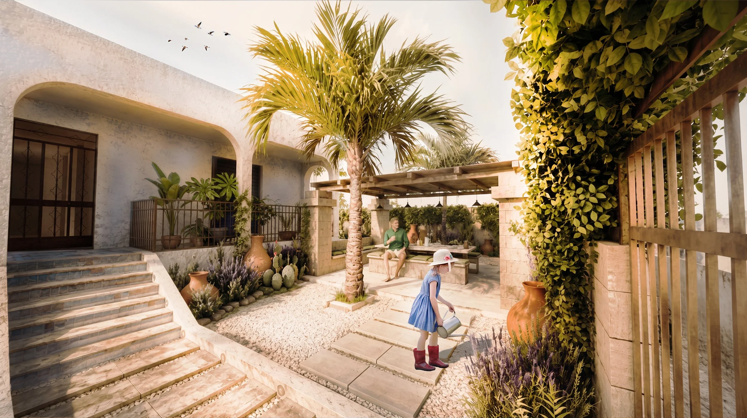 Puglia Italy Via Etna, Landscaping