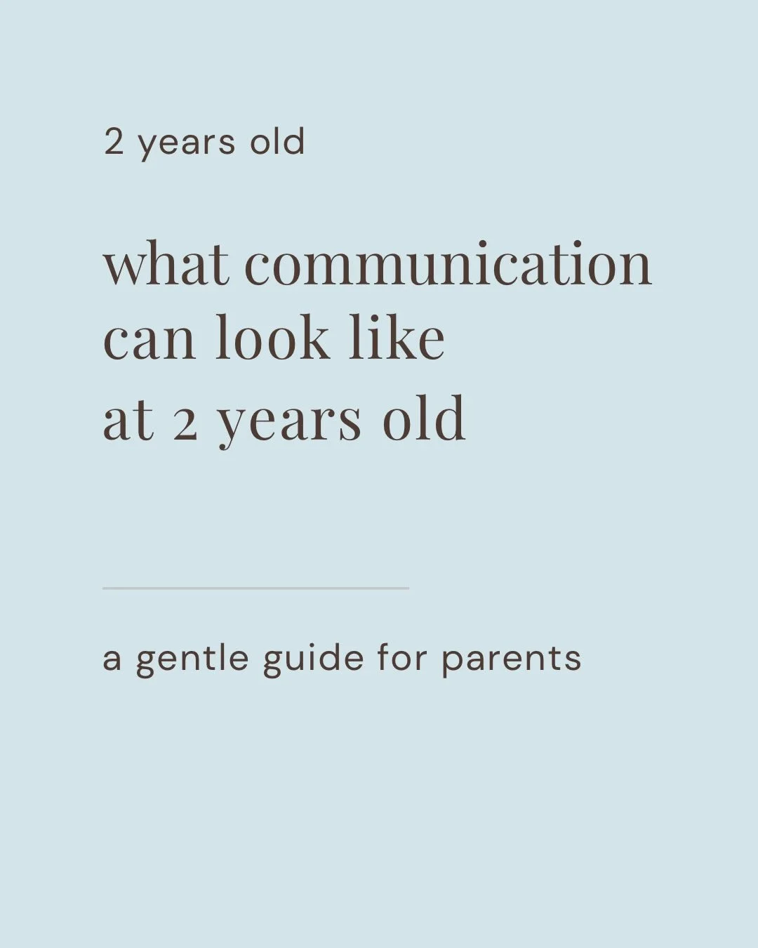 What does communication look like at 2? 💭

By this age, many children are:
&bull; Using around 50+ words 
&bull; Starting to put 2 words together (e.g. &ldquo;more milk&rdquo;, &ldquo;mummy up&rdquo;) 
&bull; Following simple instructions 
&bull; Po