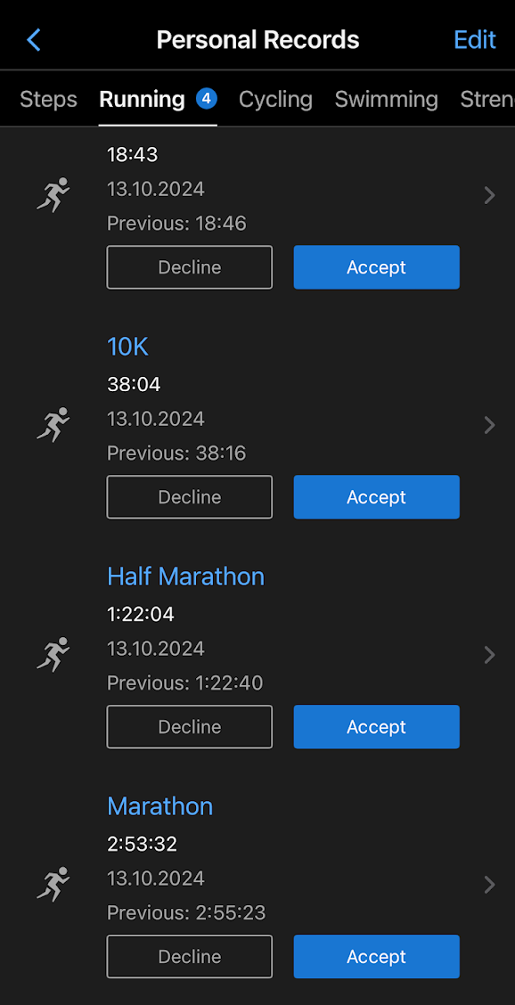Ciprian Ungureanu personal best after finishing the Chicago Marathon