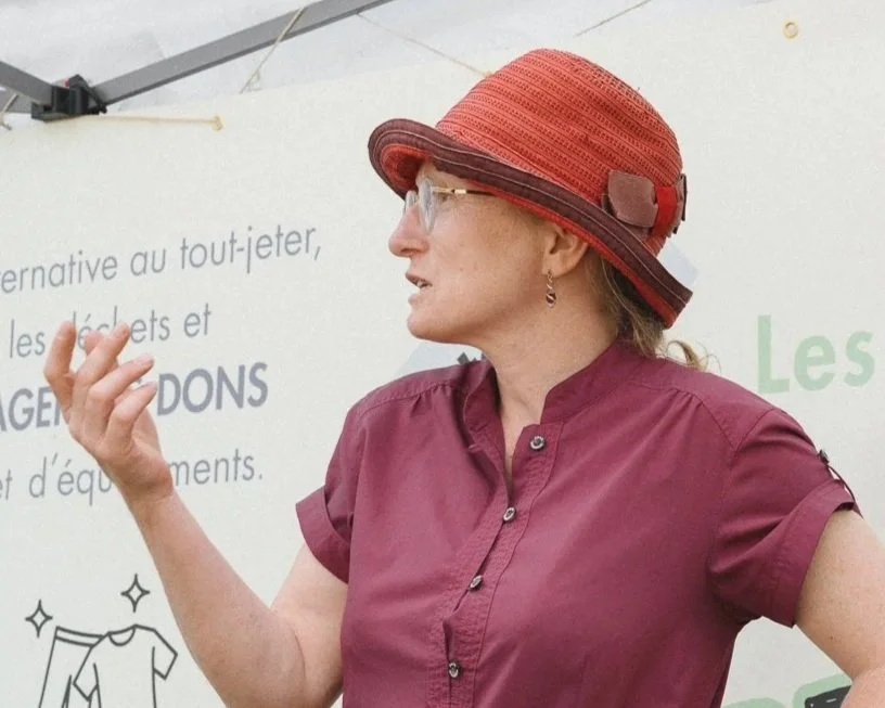 Sandra, fondatrice de l'association la Ressourcerie les 9 vies