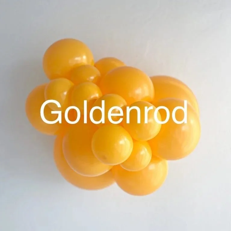 A cluster of yellow grapes with the word 'Goldenrod' written across the center.