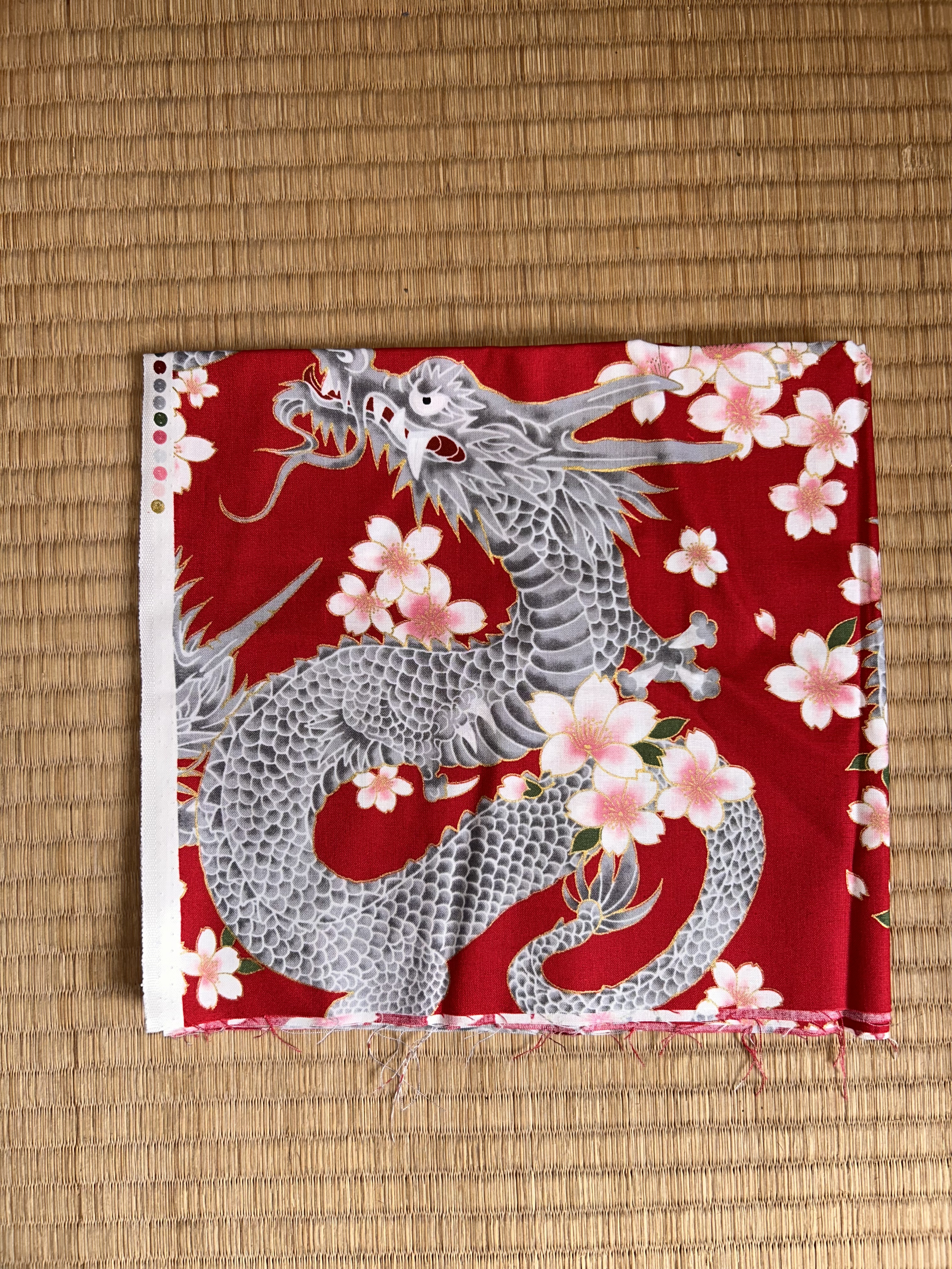 Dragon & Blossom Fabric