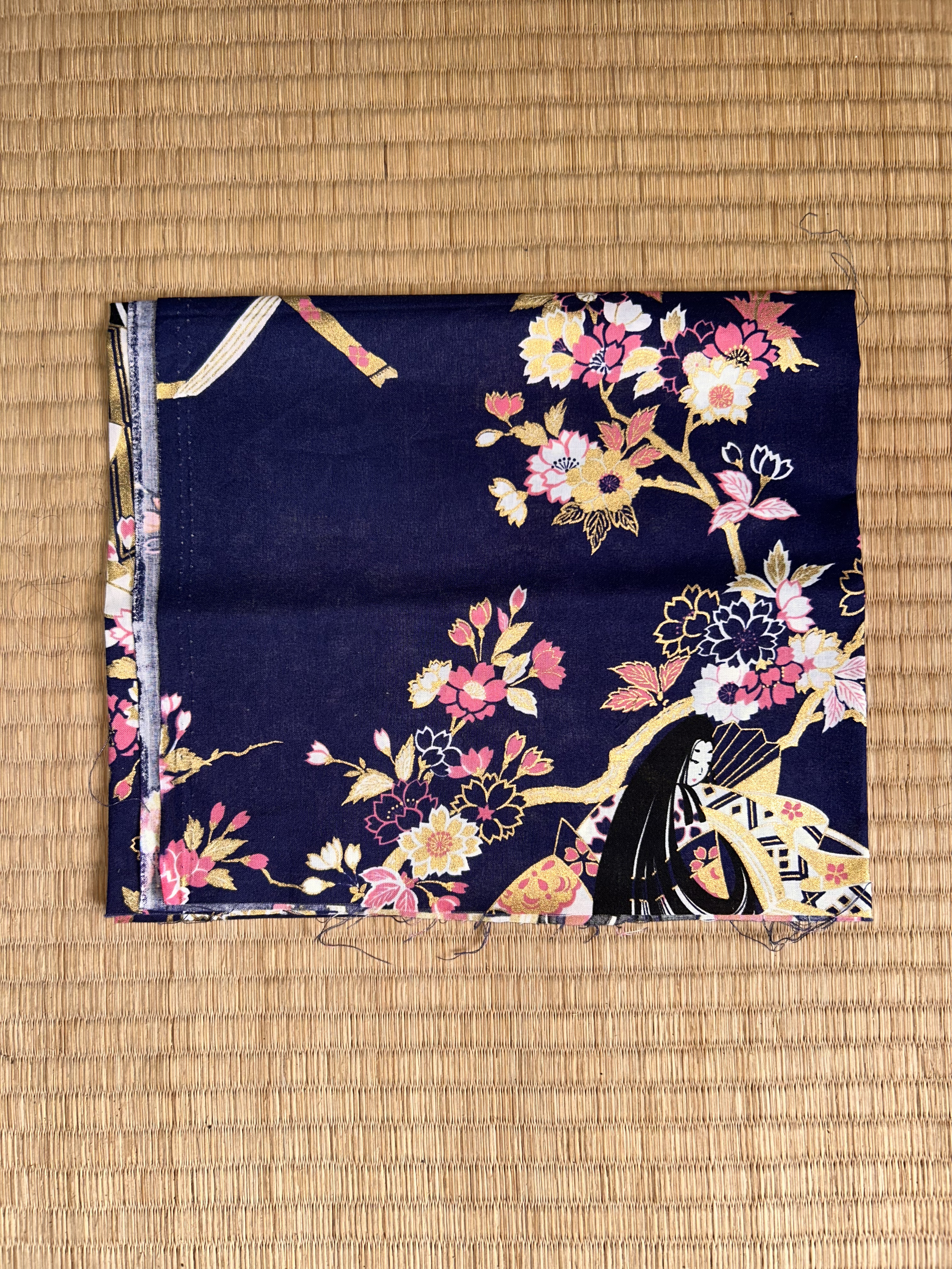 Royal Blue and Pink Sakura