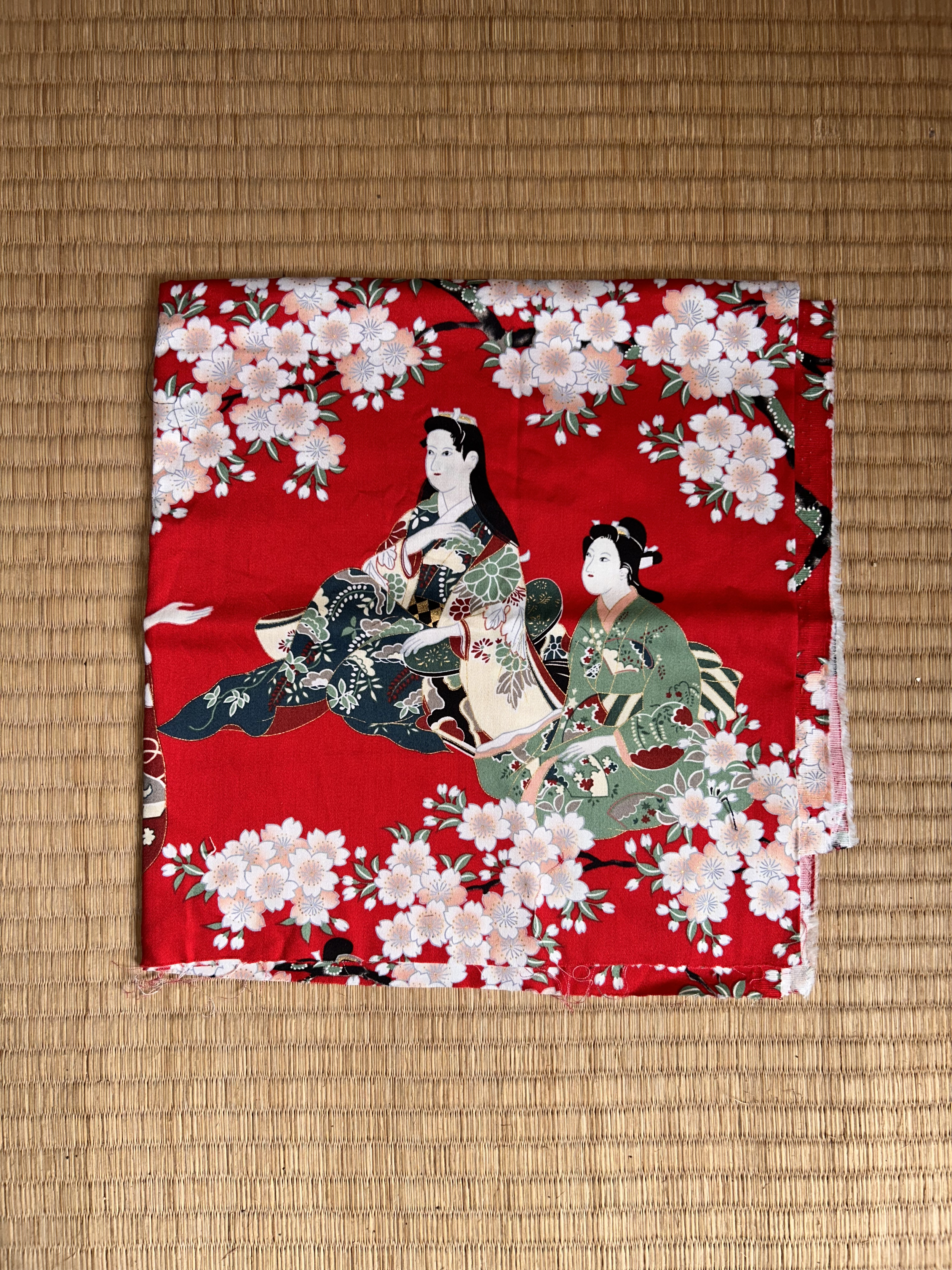 Red Geisha Fabric