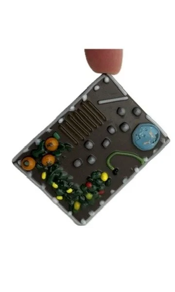 Miniature Vegetable Garden Worry Stone