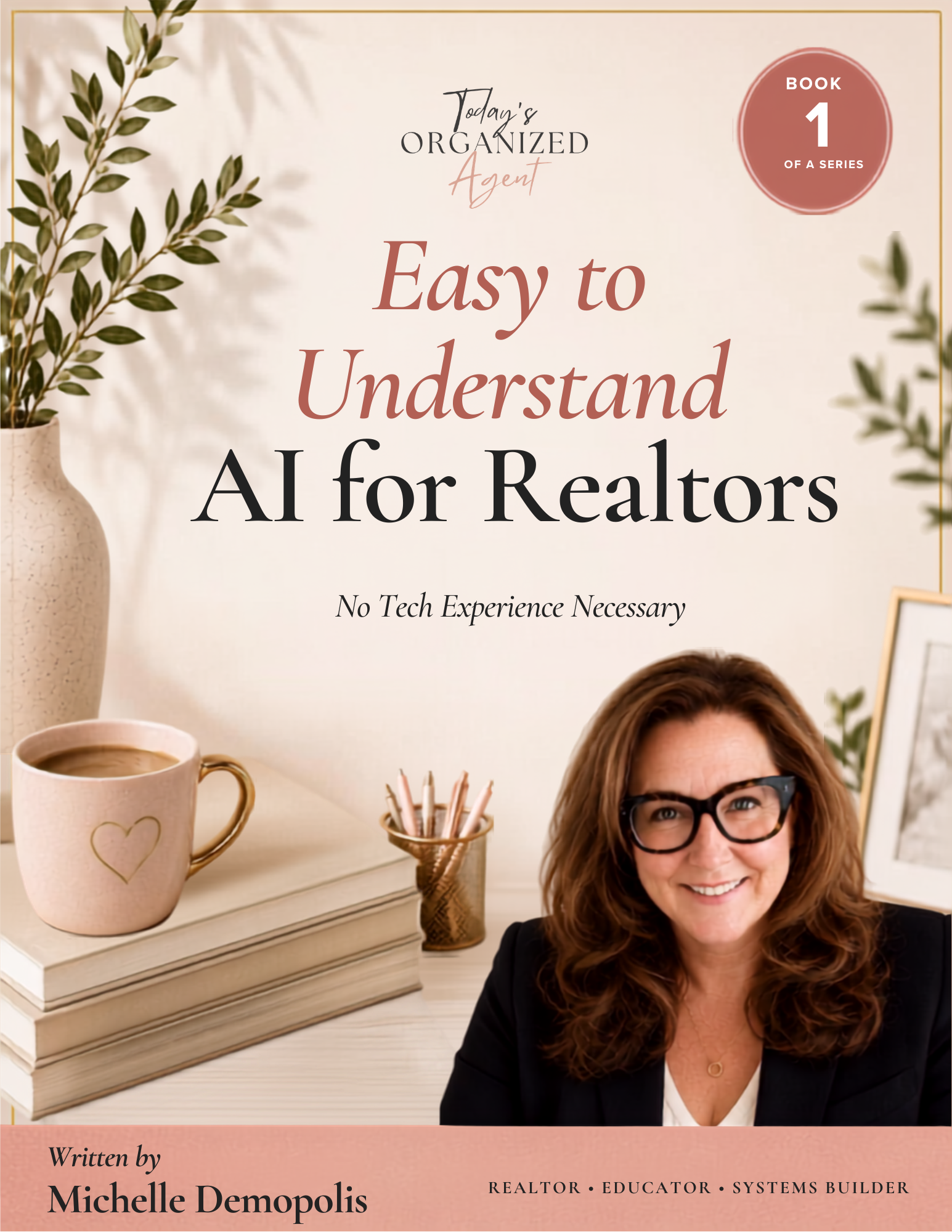 Book cover for “Easy to Understand AI for Realtors,” a plain-English AI guide for real estate agents.