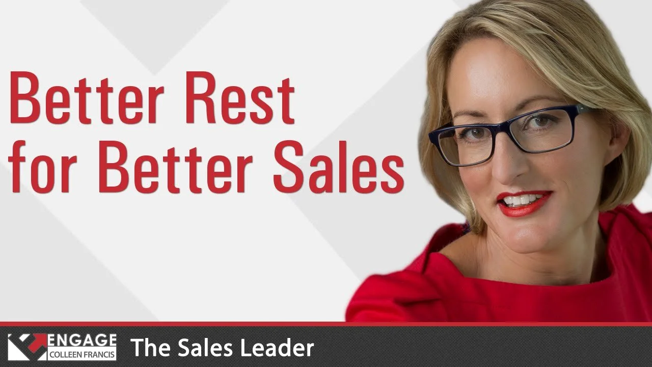Sales Tip: Better Rest for Better Sales