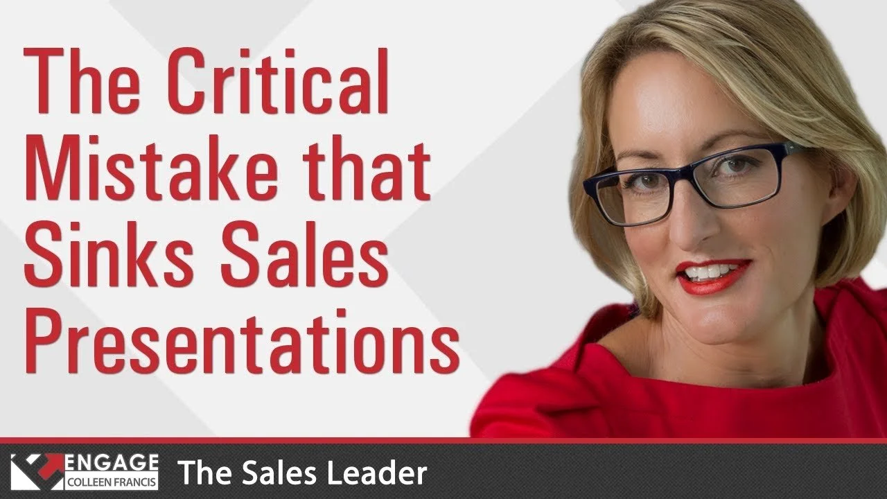 The Critical Mistake that Sinks Sales Presentations | Sales Strategies