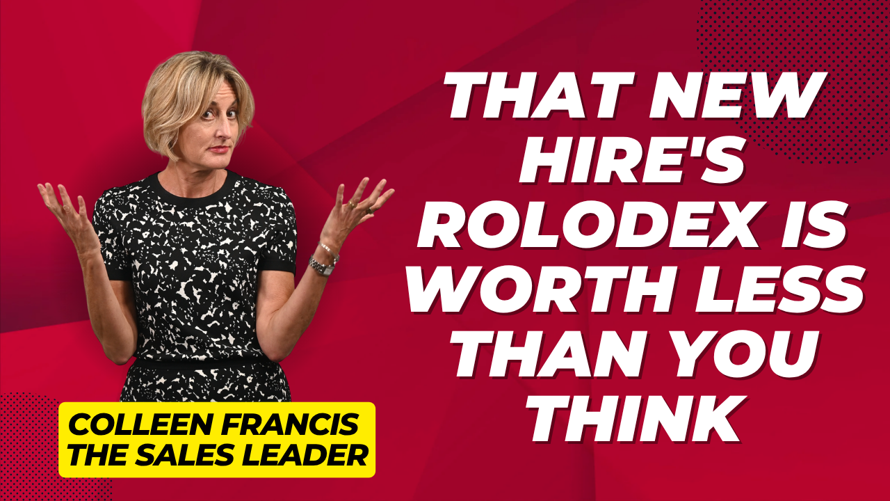 That Rolodex Is Worth Less Than You Think