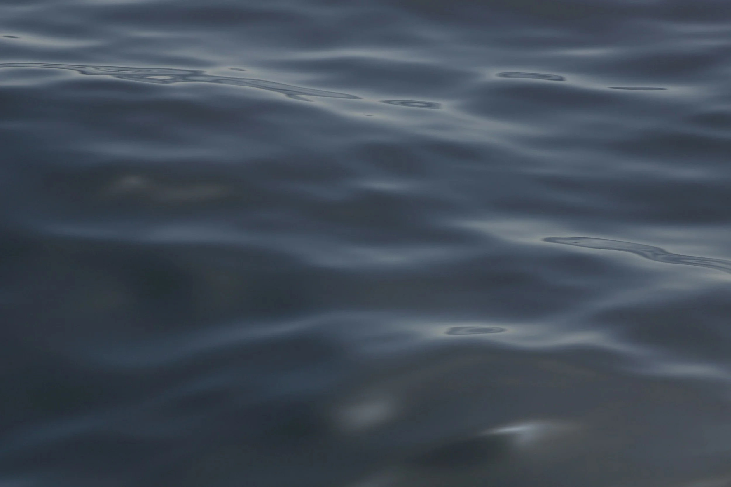 Calm navy water waves