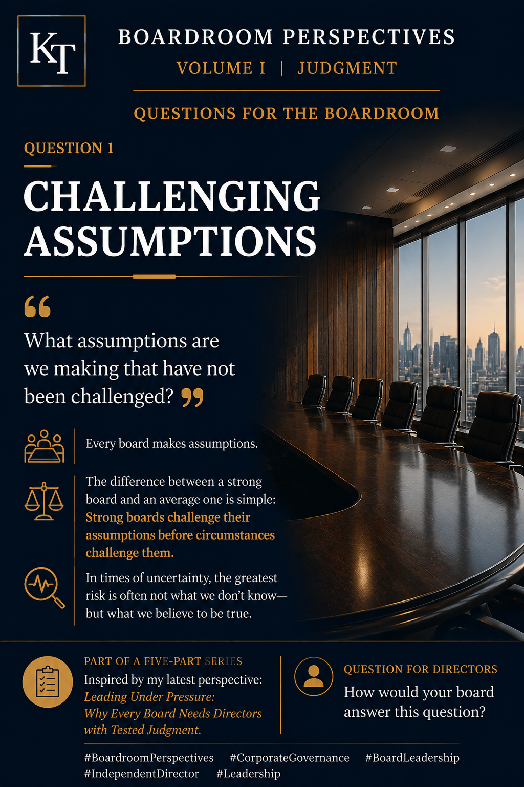 Challenging Assumptions
