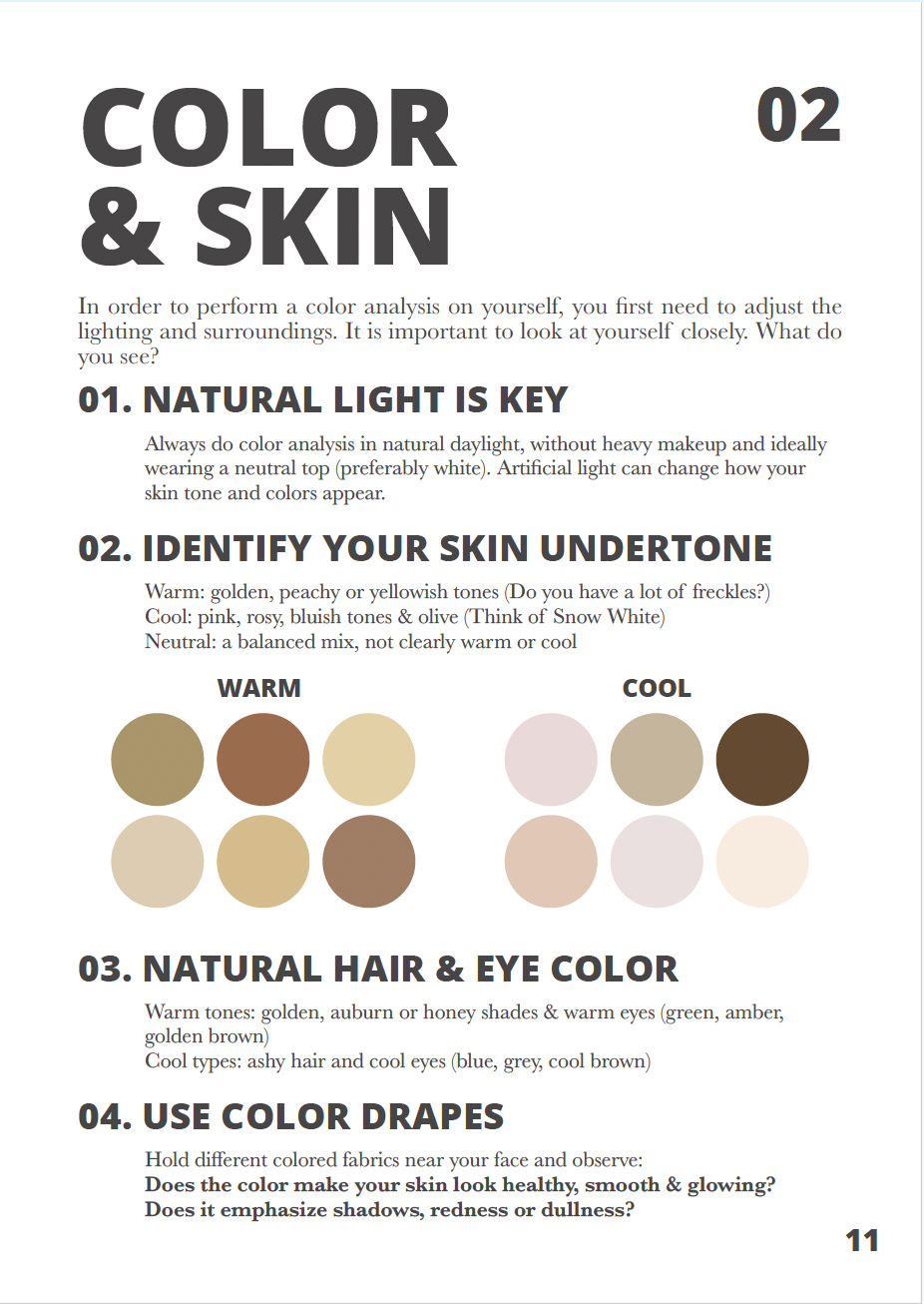 Studio Barb. digitaler Color Analysis & Capsule Wardrobe Guide - Auszüge.
