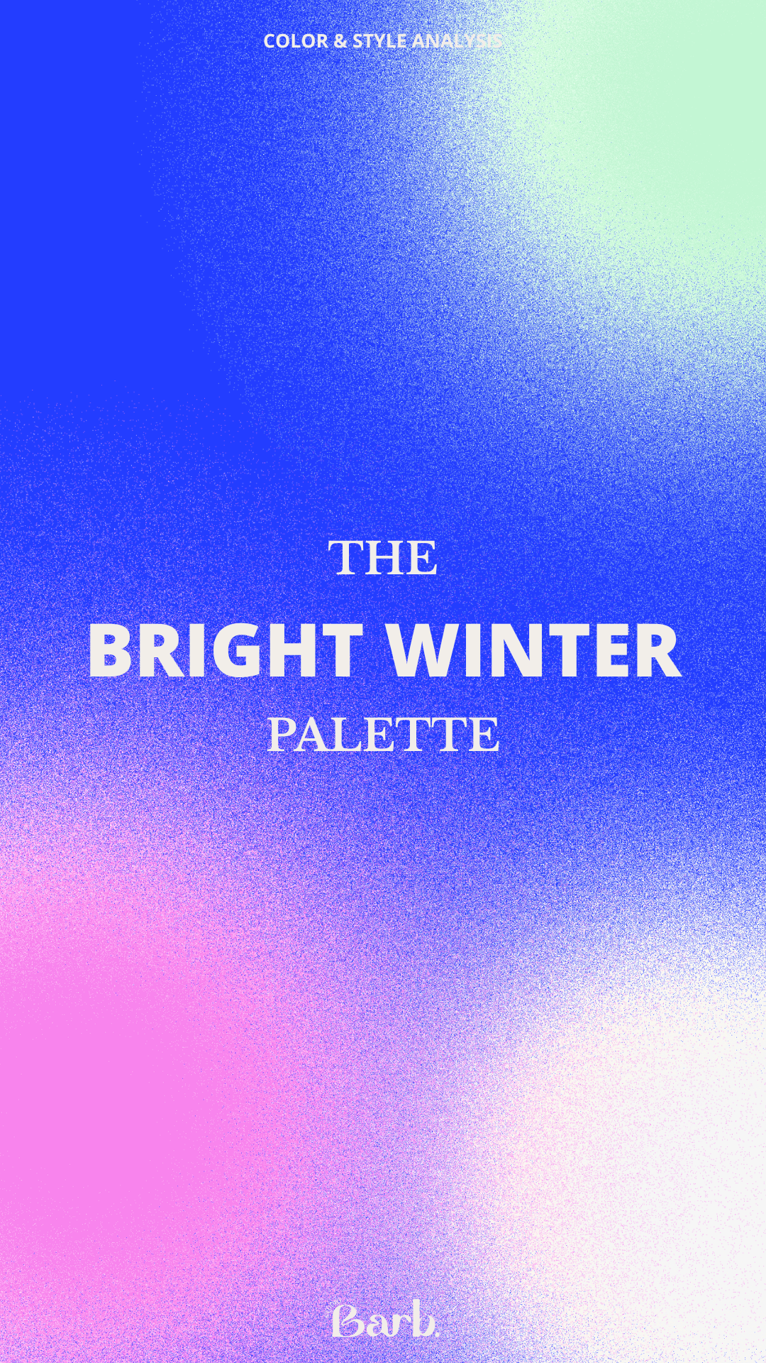 The Bright Winter Palette