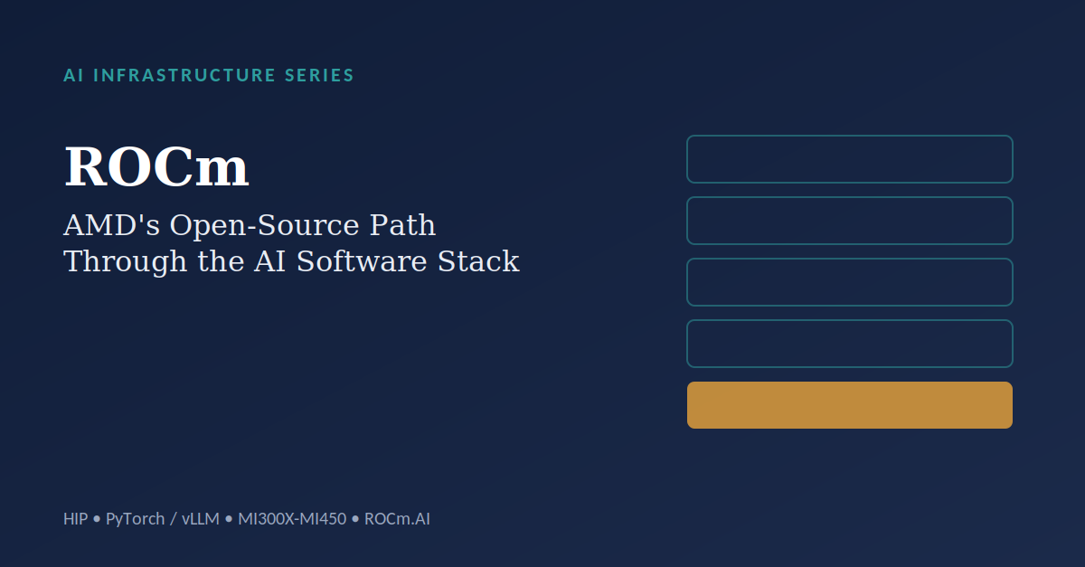 ROCm: AMD's Open-Source Path Through the AI Software Stack