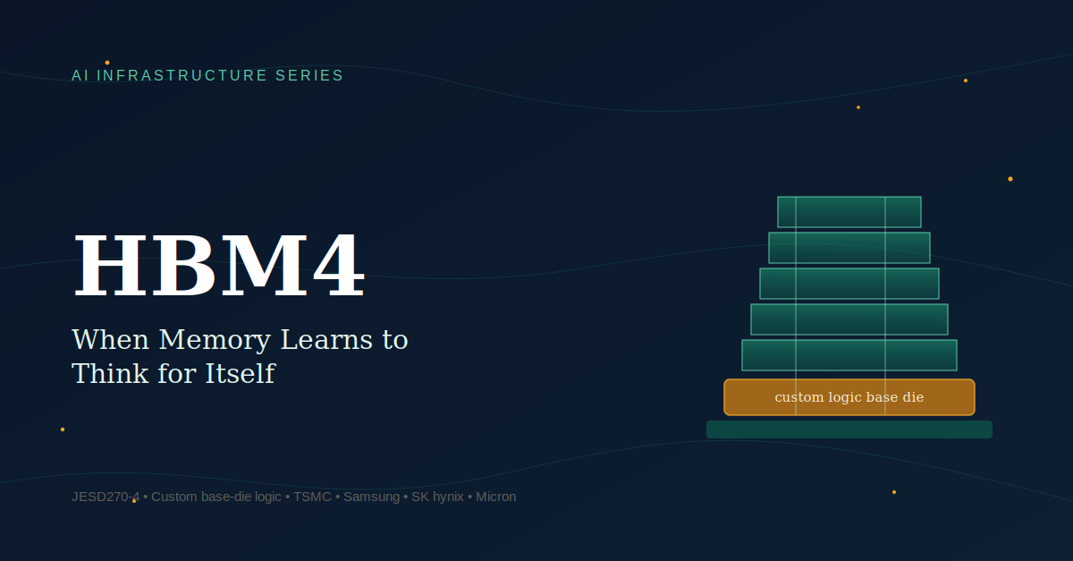 HBM4: JEDEC's Next-Generation High Bandwidth Memory Standard