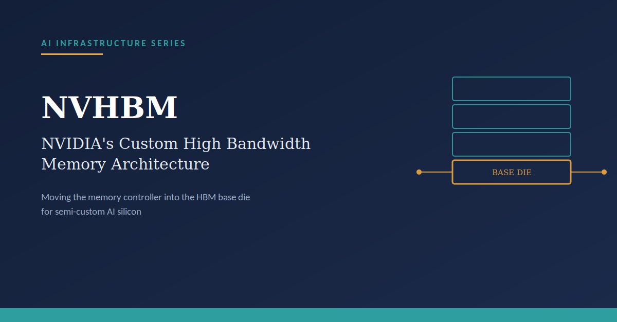 NVHBM: NVIDIA's Custom High Bandwidth Memory Architecture for Semi-Custom AI Silicon