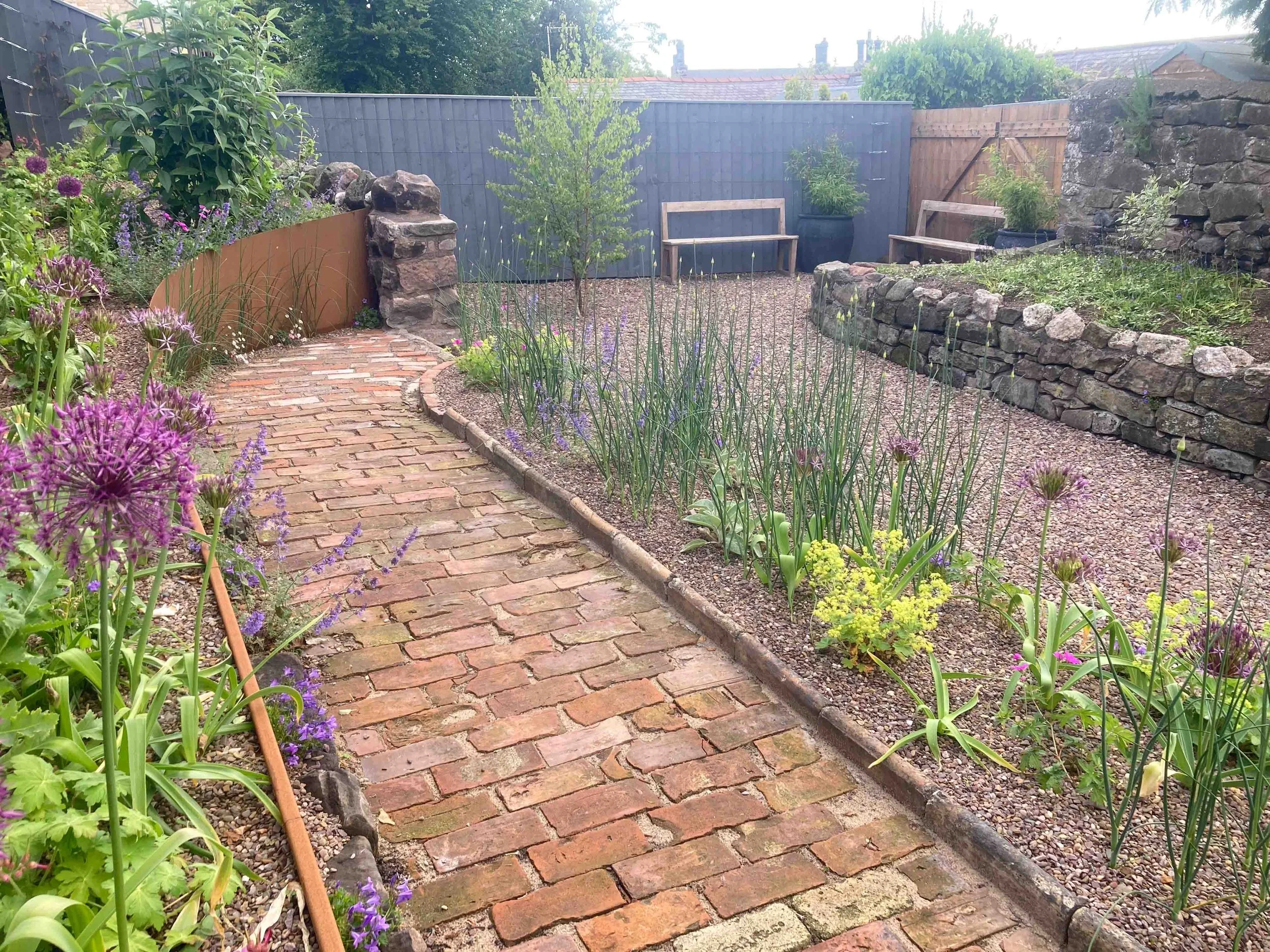 Garden at Number 6, Wooler