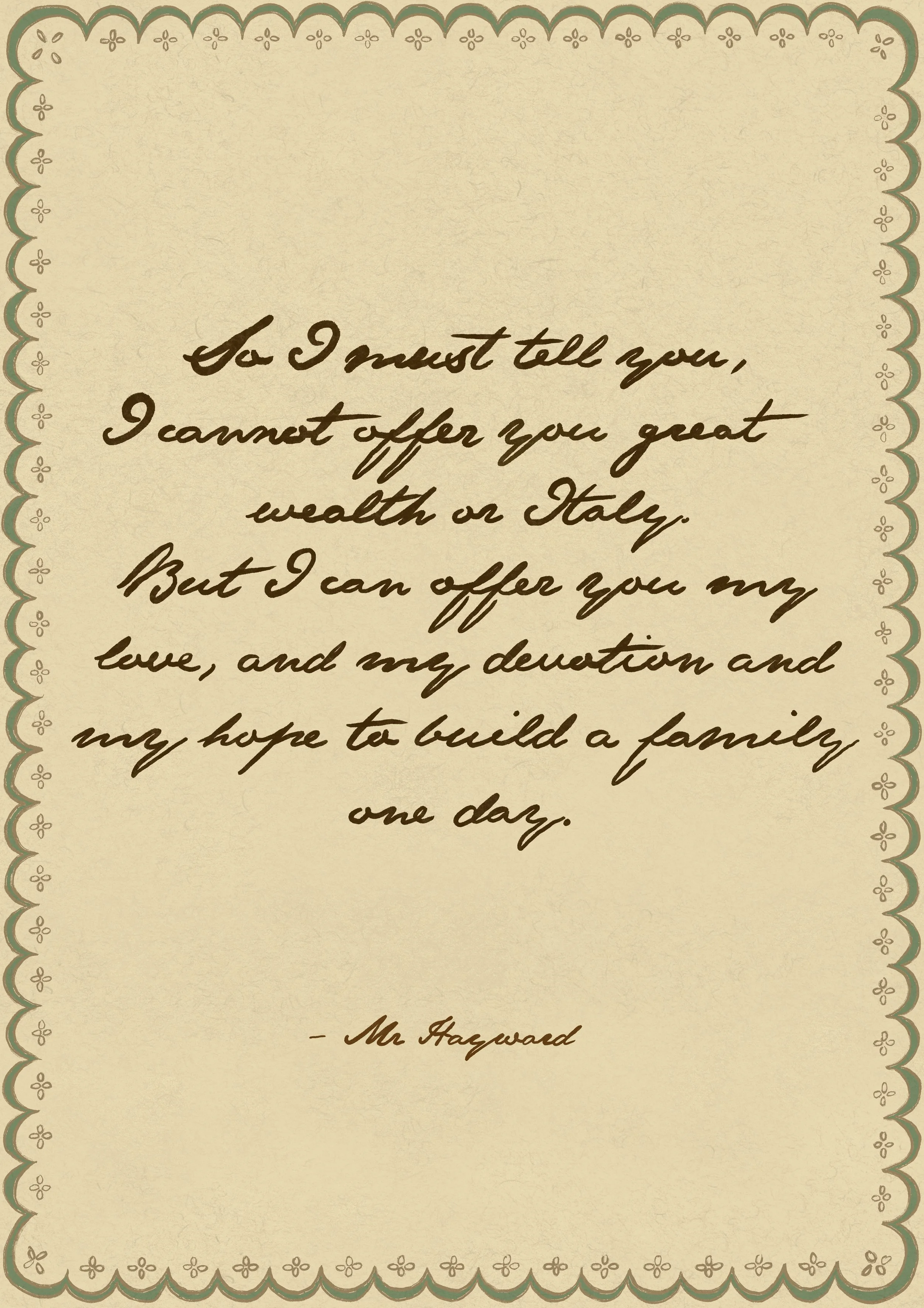 Mr Hayward Quote