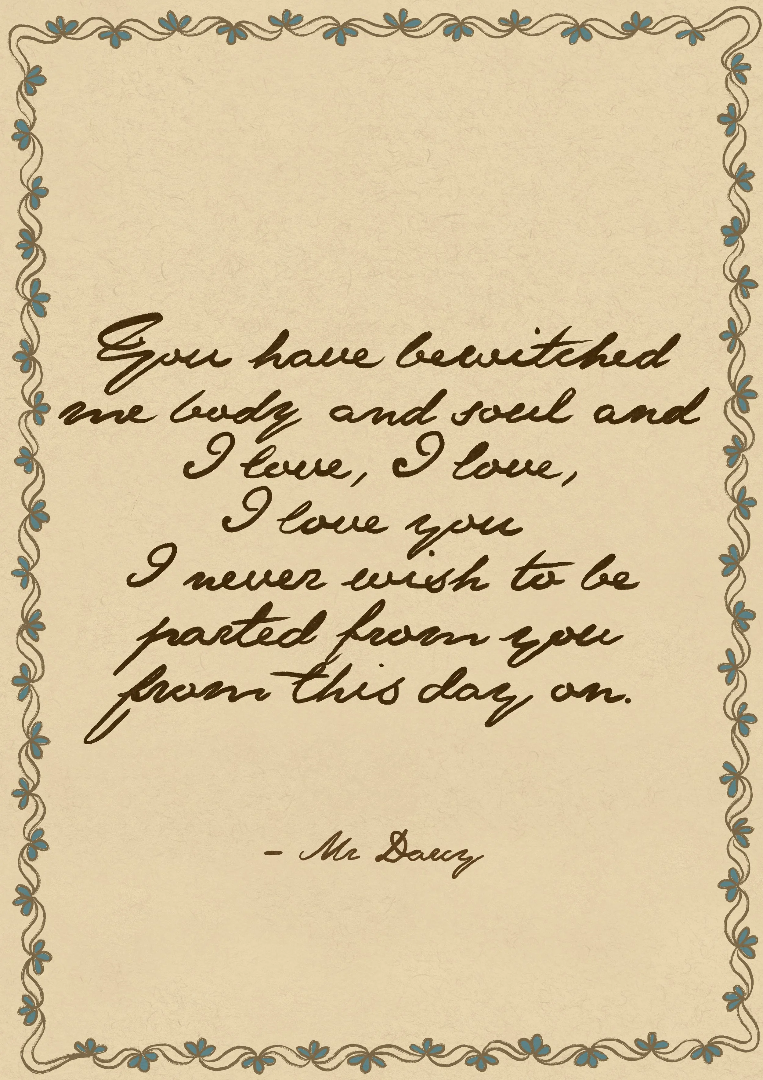 Mr Darcy Quote