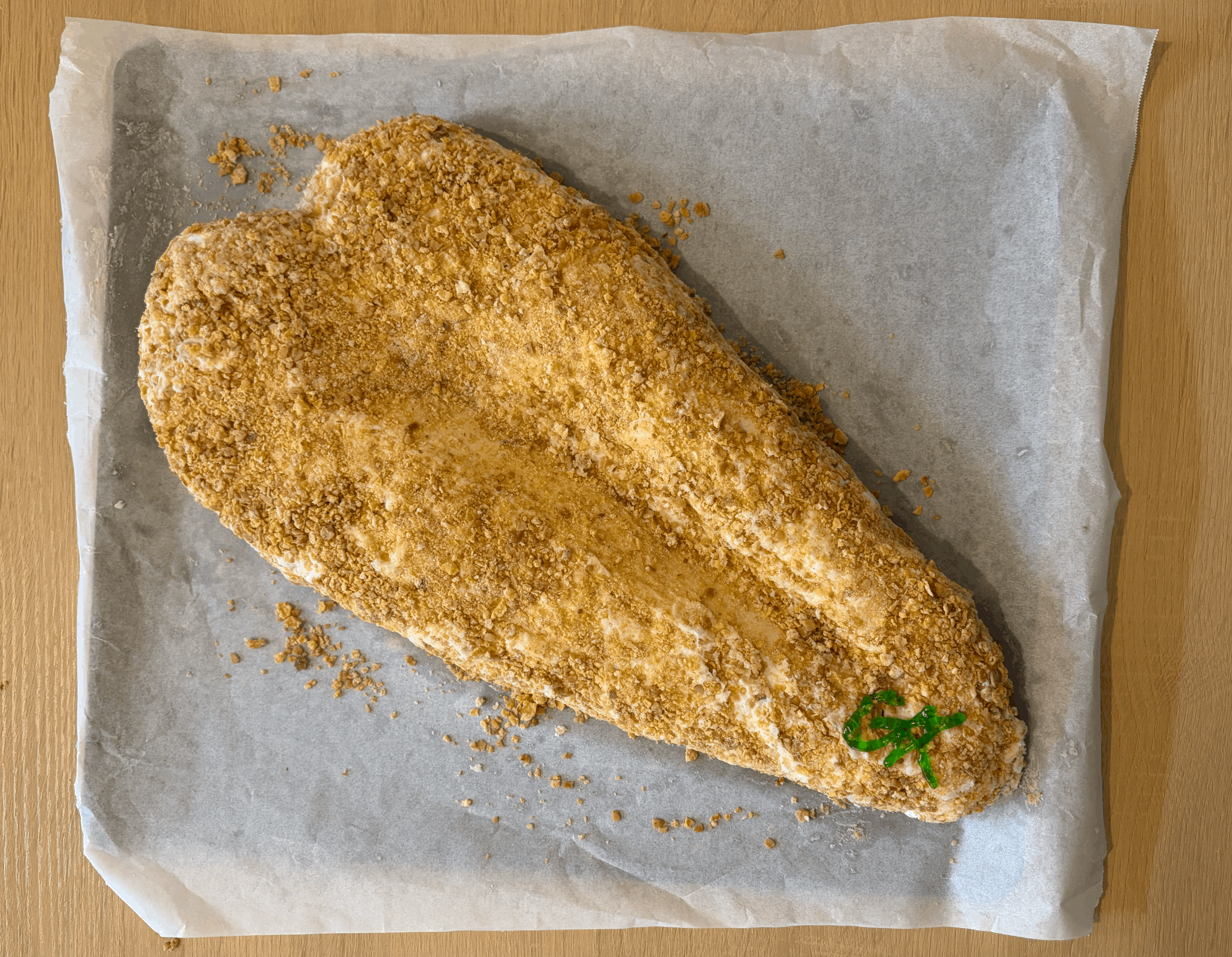 Radioactive Lenten Fish Fry Cake