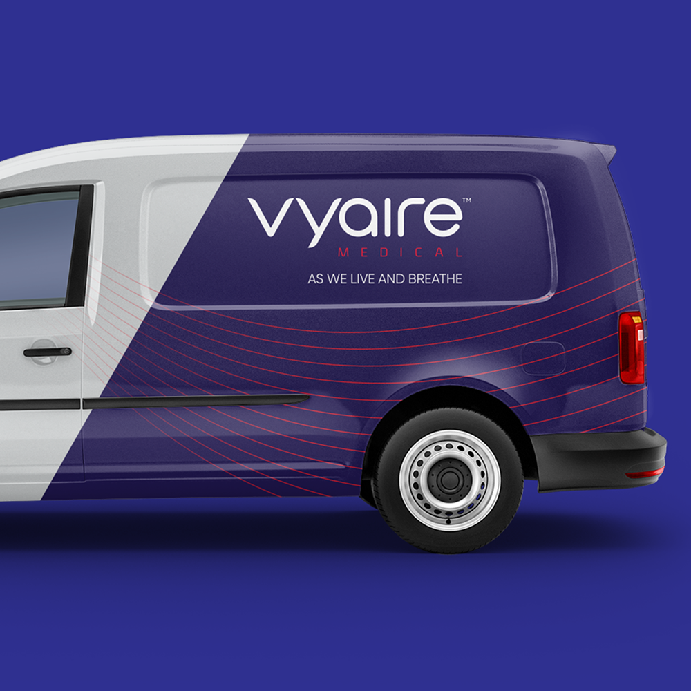 Vyaire Medical Truck Graphic
