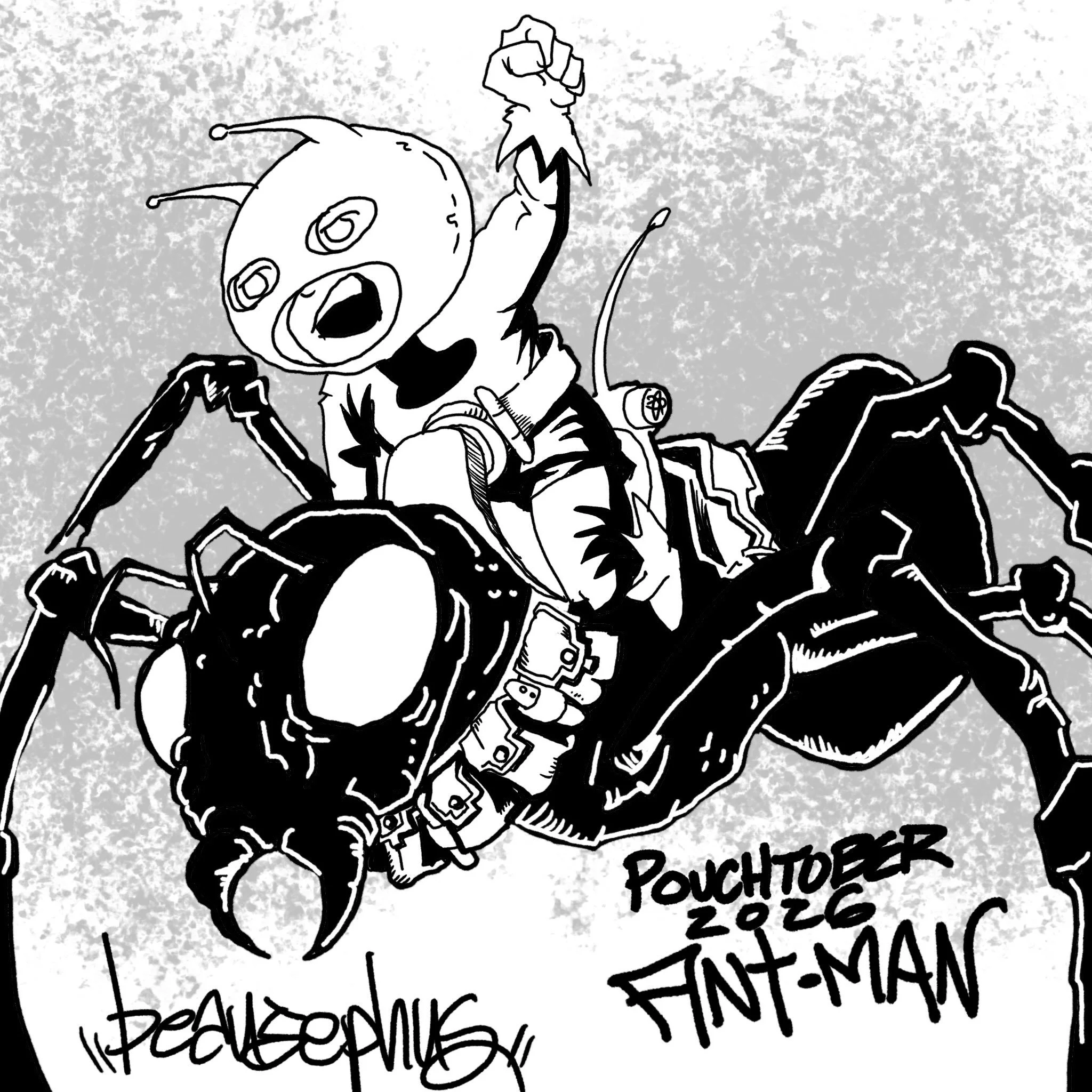 #pouchtober #antman #beausephusart