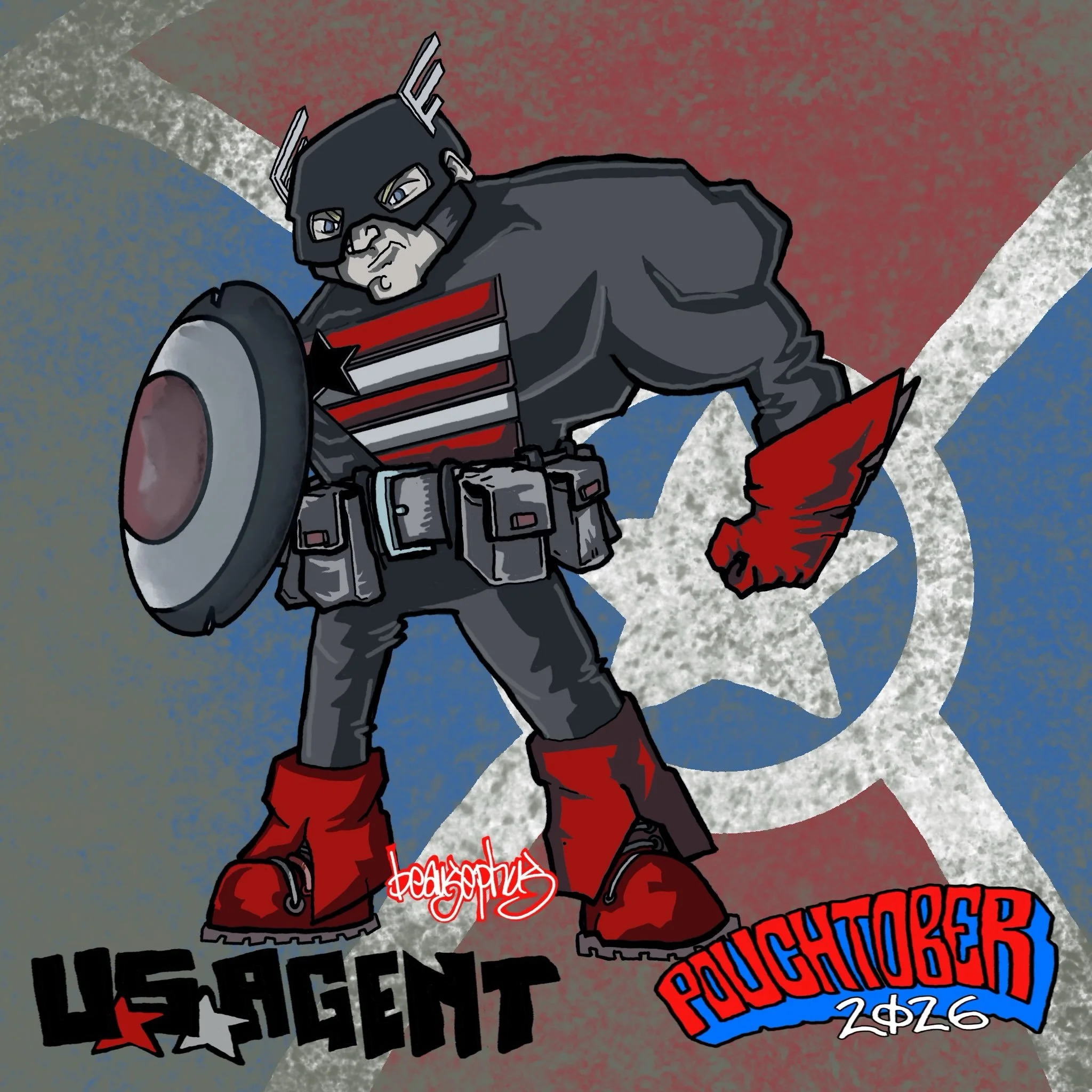 #pouchtober #usagent #marvel #beausephusart