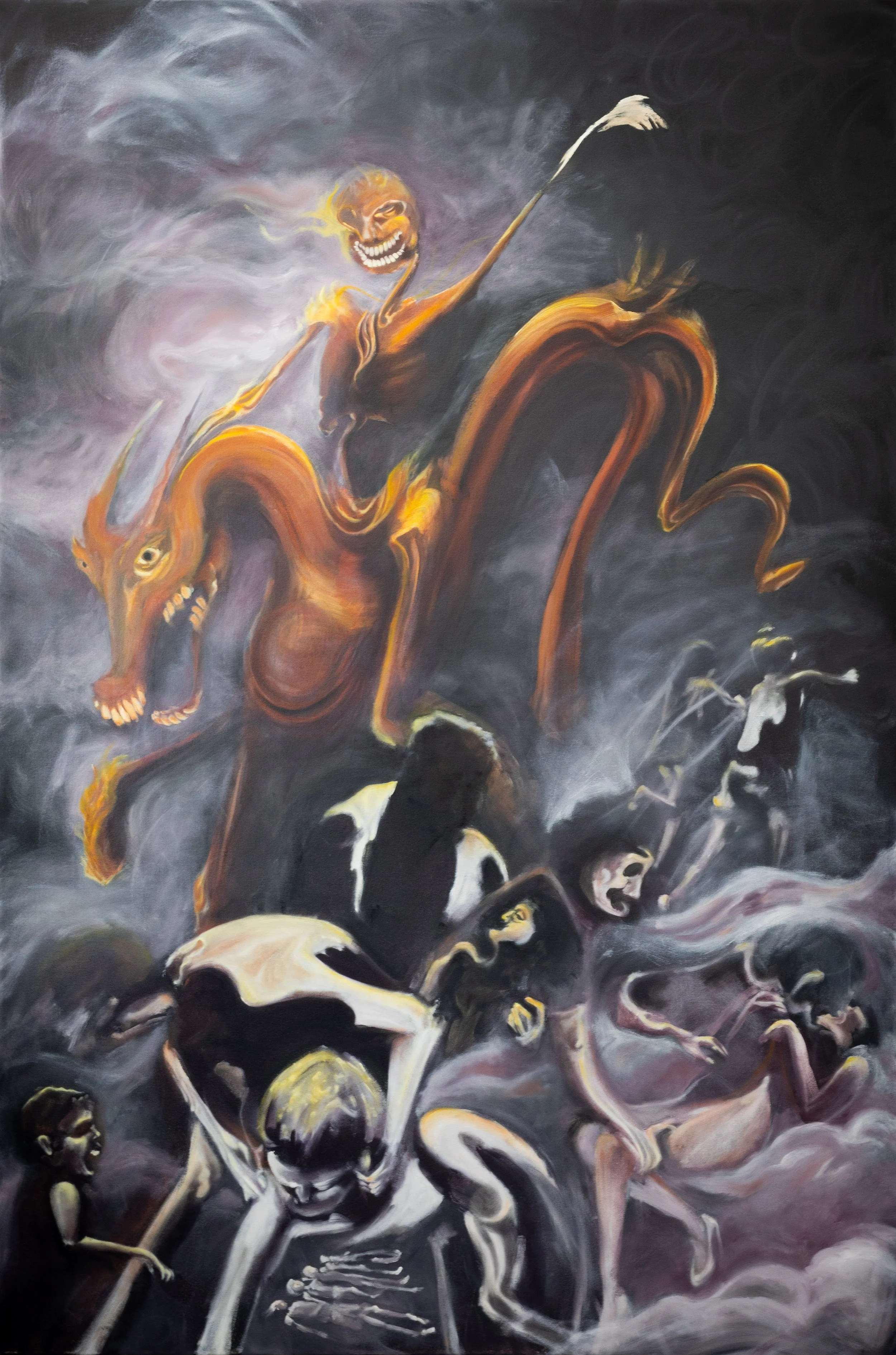 War                 (oil on canvas, 40"x60")