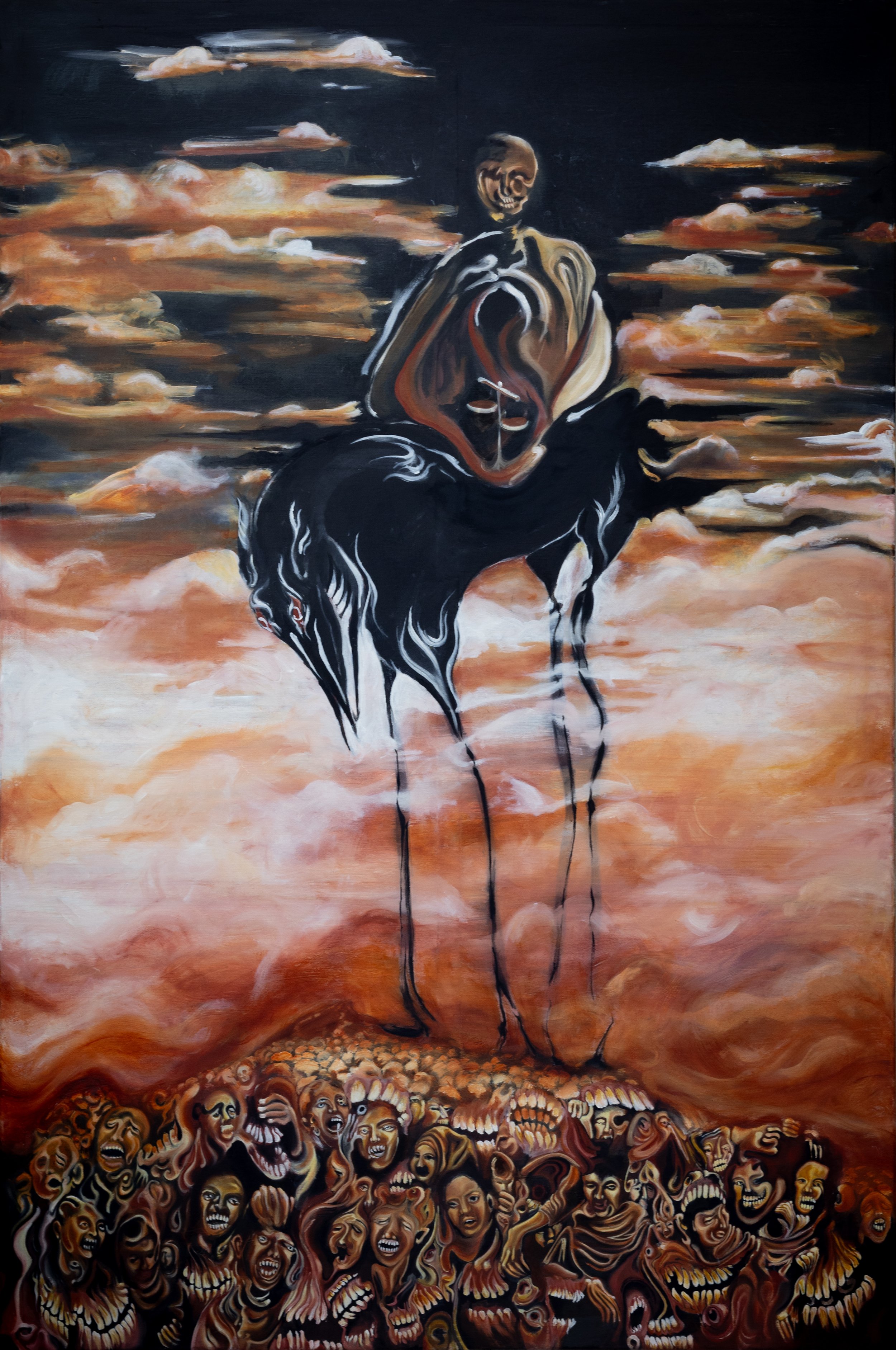 Famine                 (oil on canvas, 40"x60")