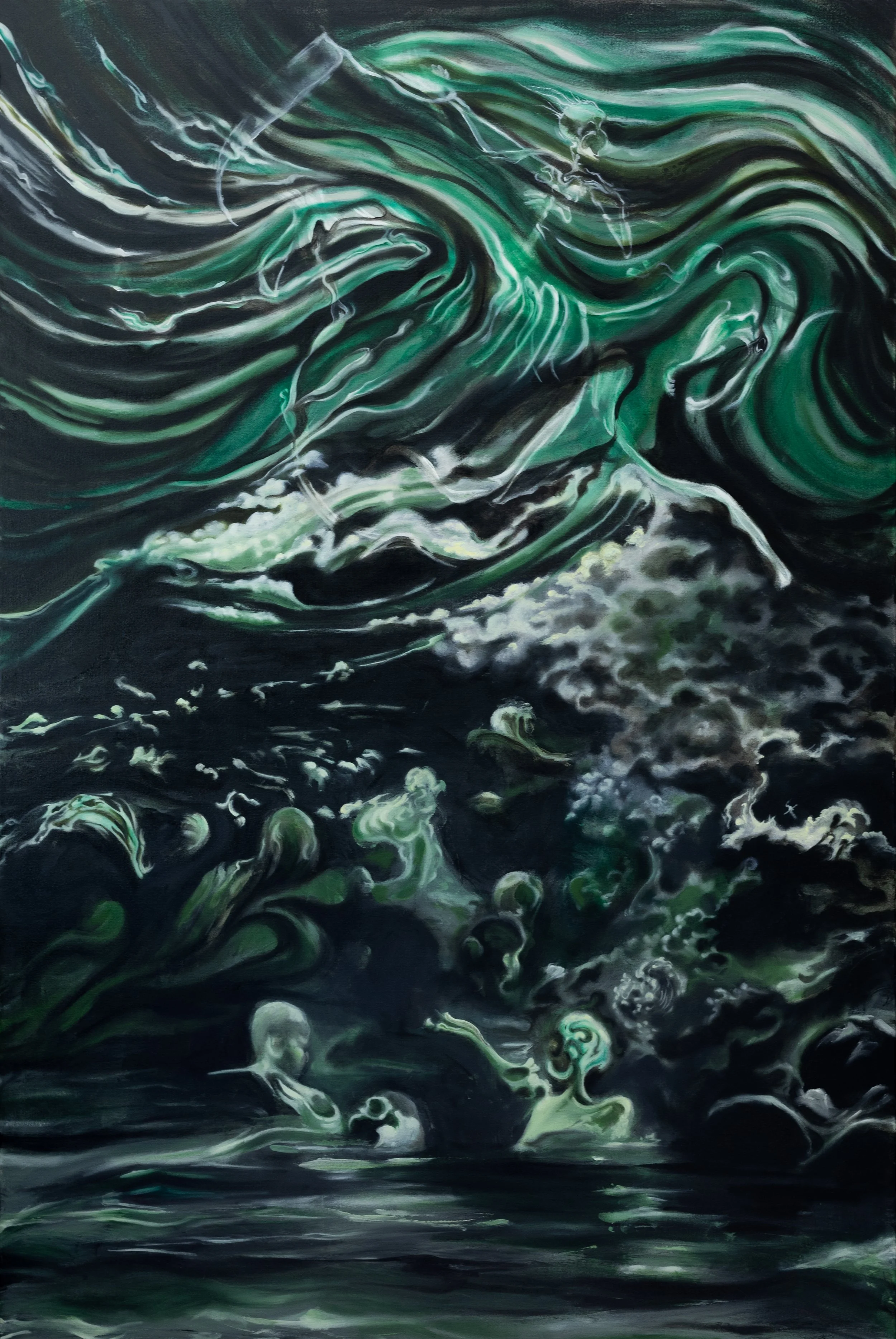 Death                  (oil on canvas, 40"x60")