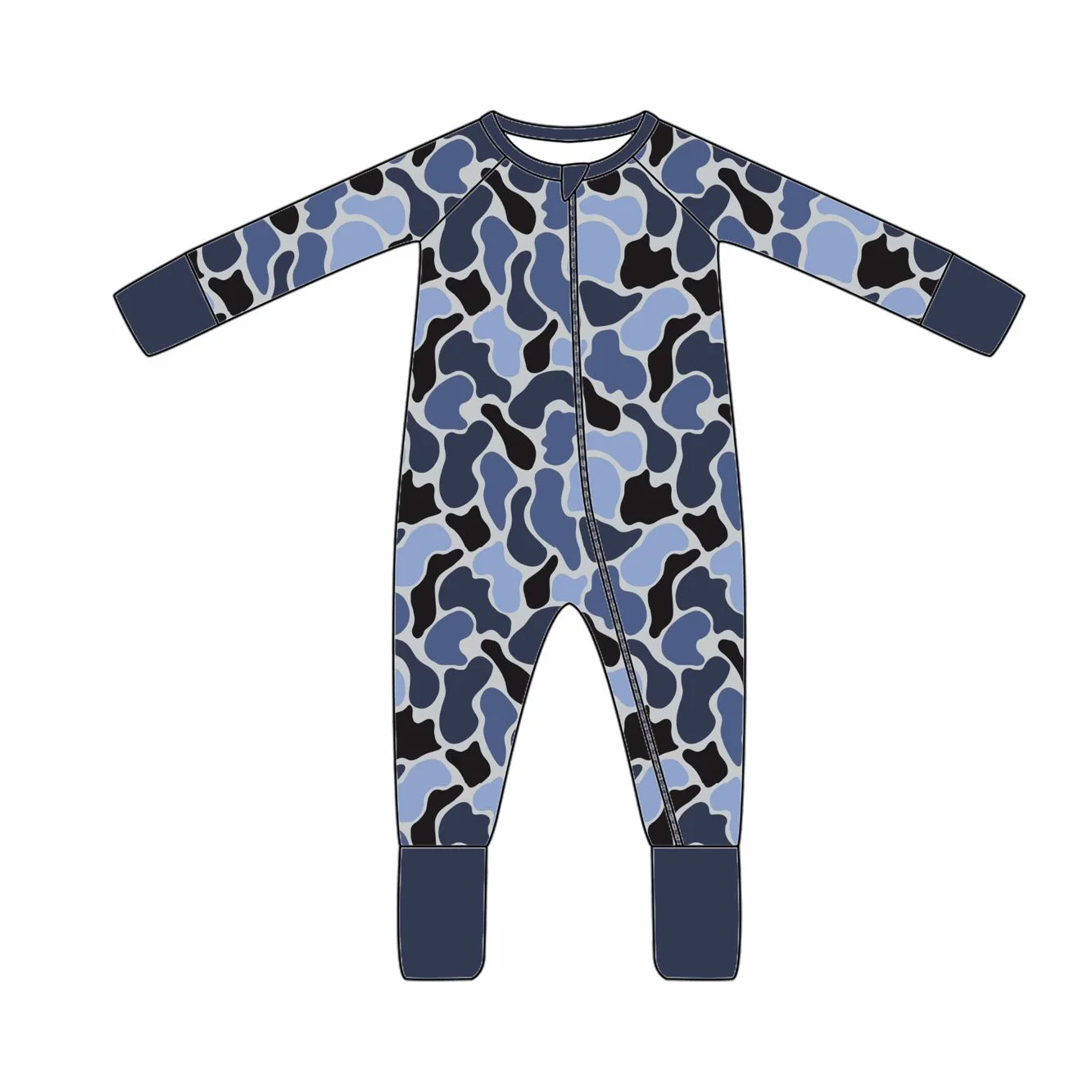 Old School Camo Zippy