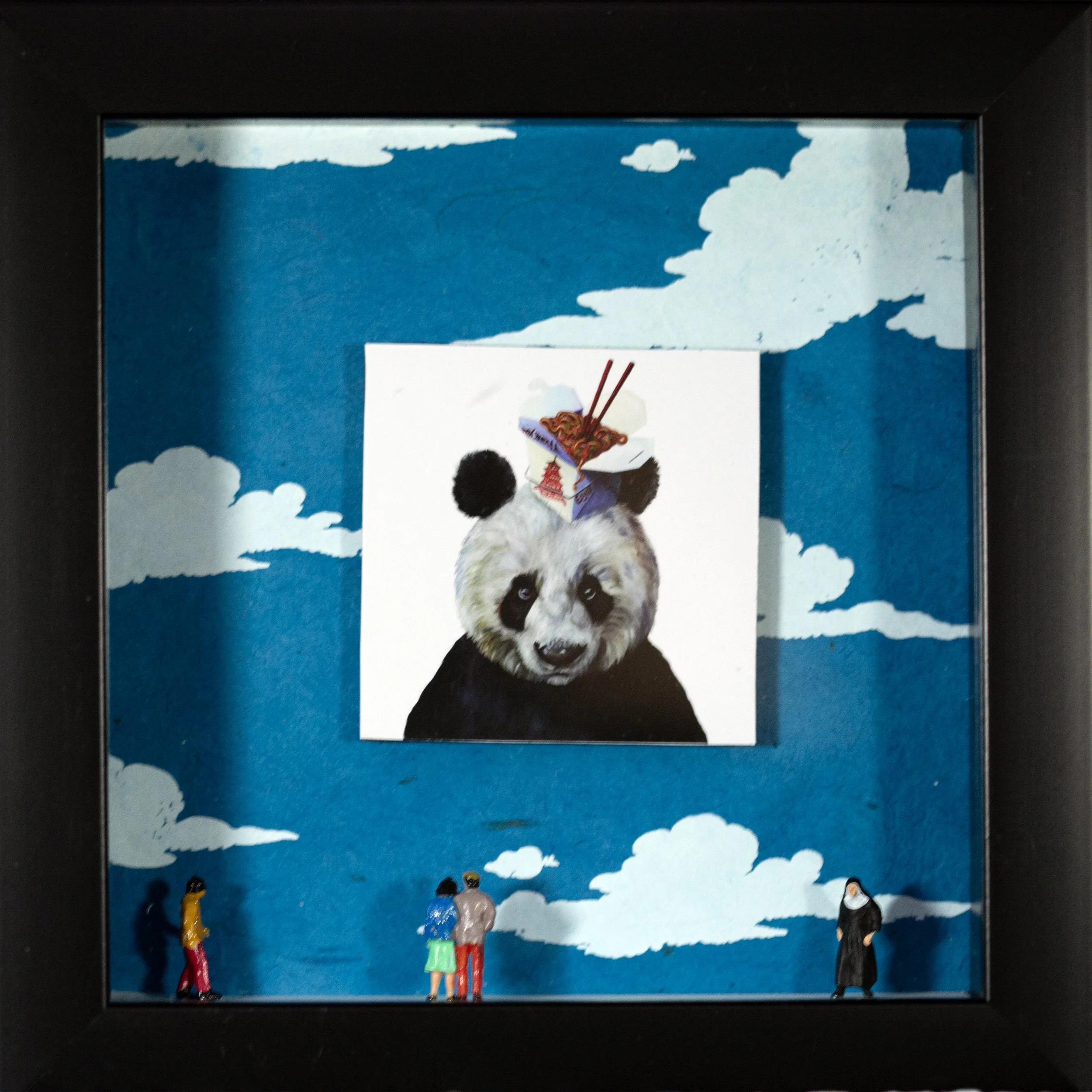 Panda Take Away Lo Mein Diorama