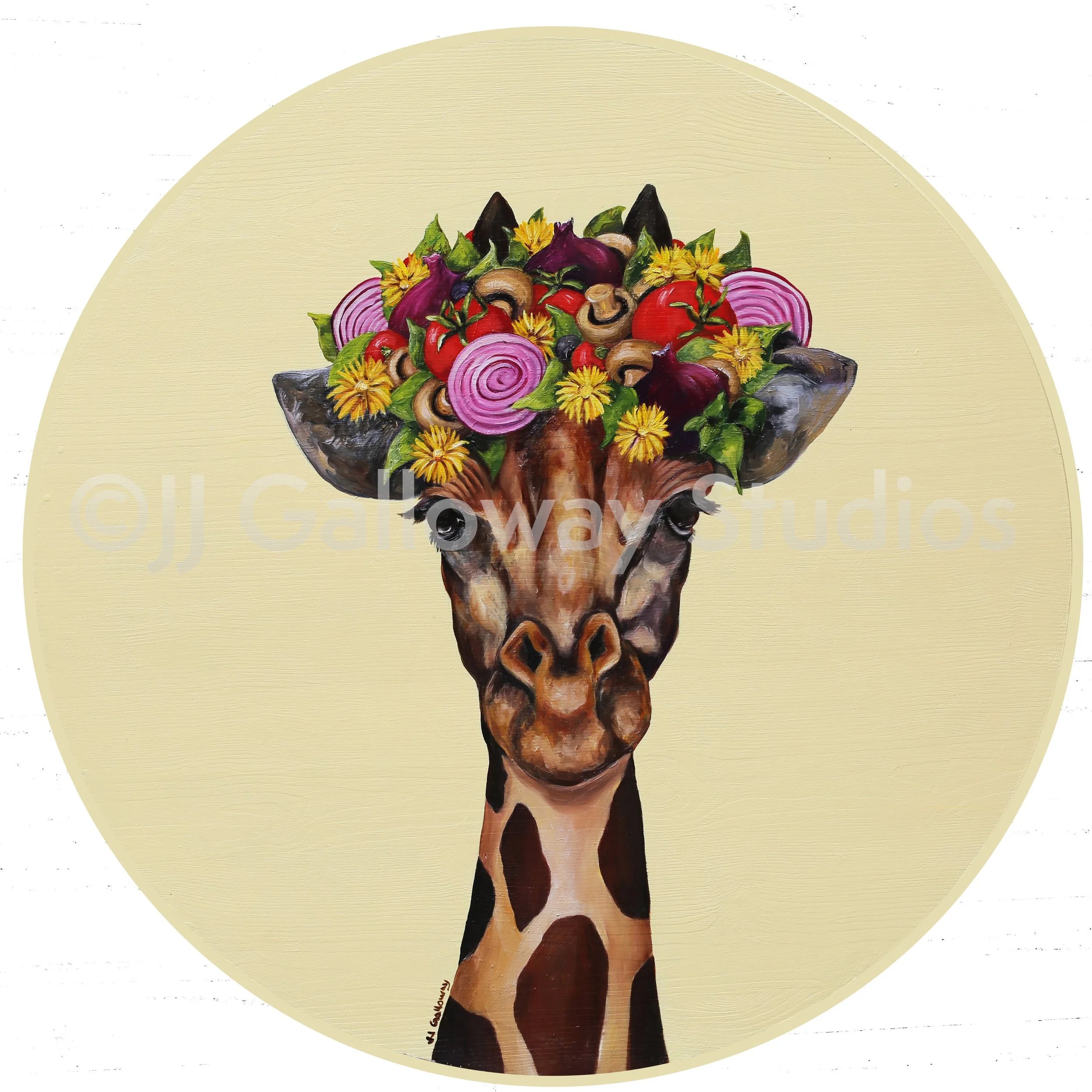 Veggie Head Giraffe