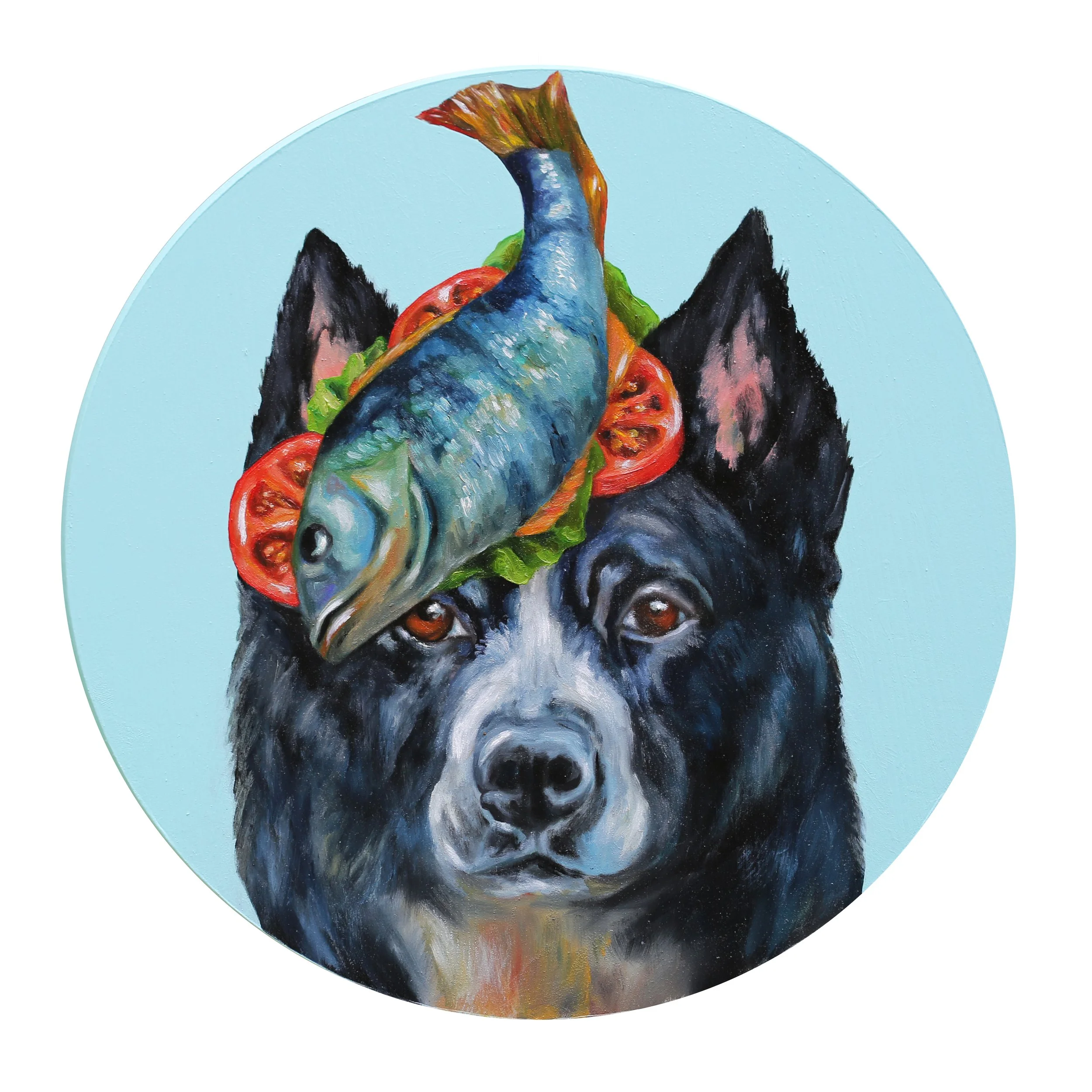Fish Dish Hat (Karelian Bear Dog)