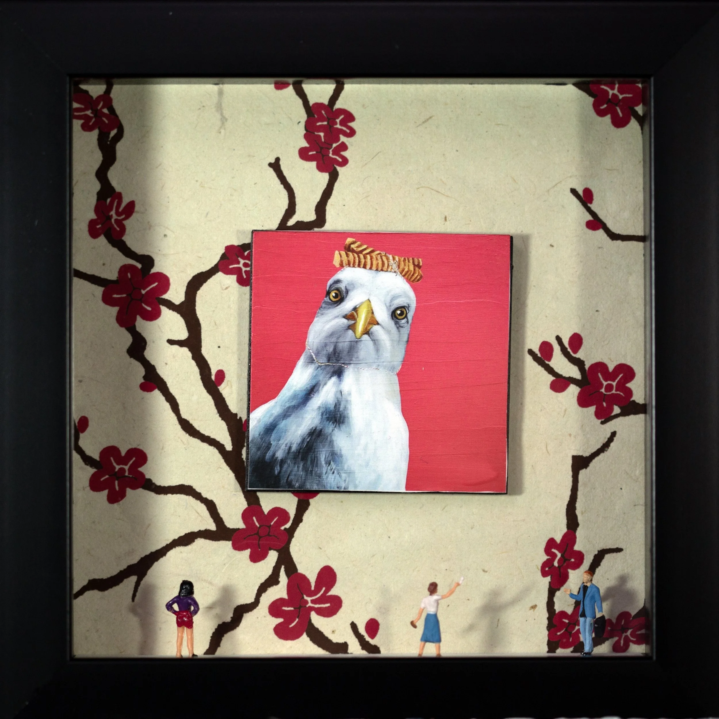 French Fry Thief Seagull Diorama
