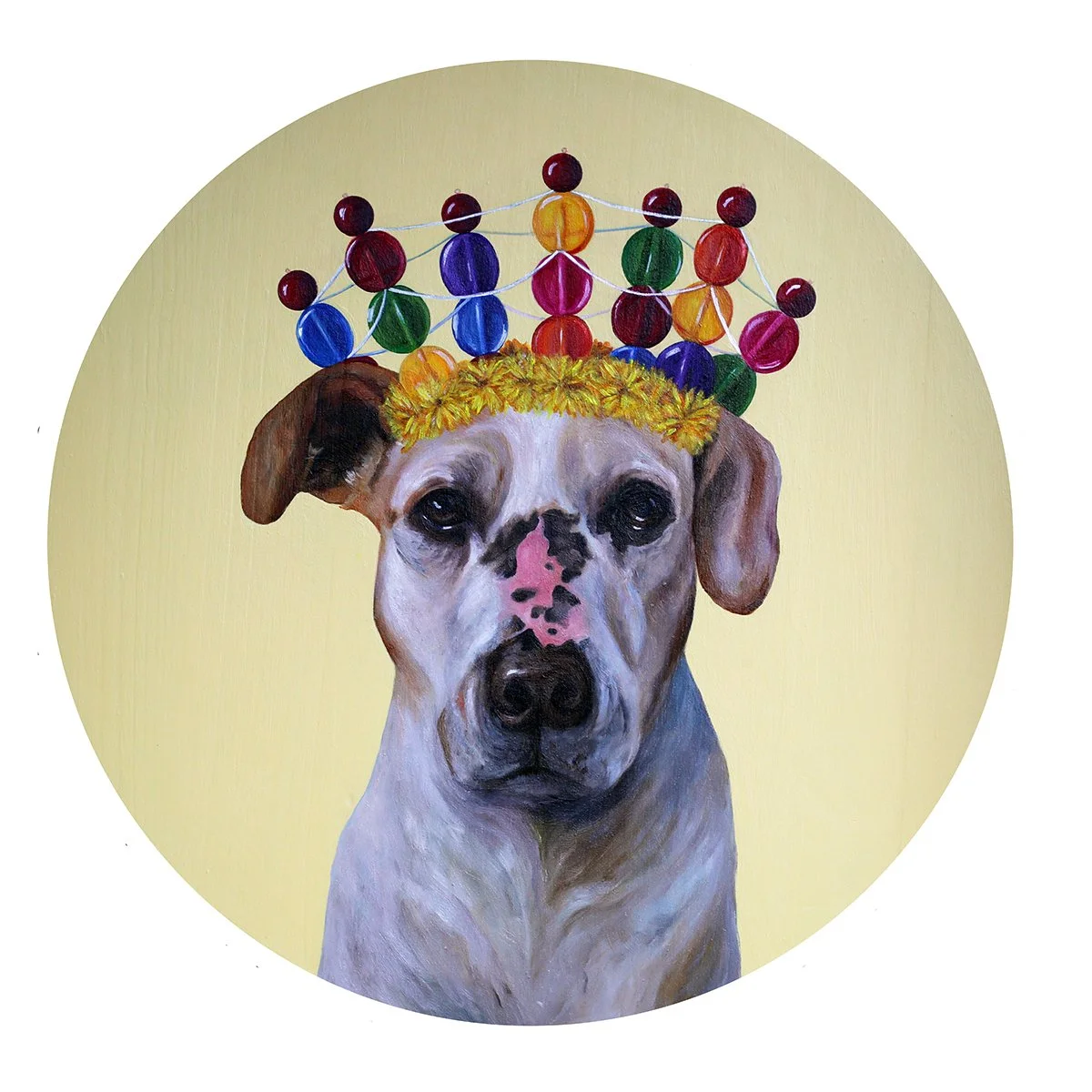 Sweet Flossie - 24" oil on wood