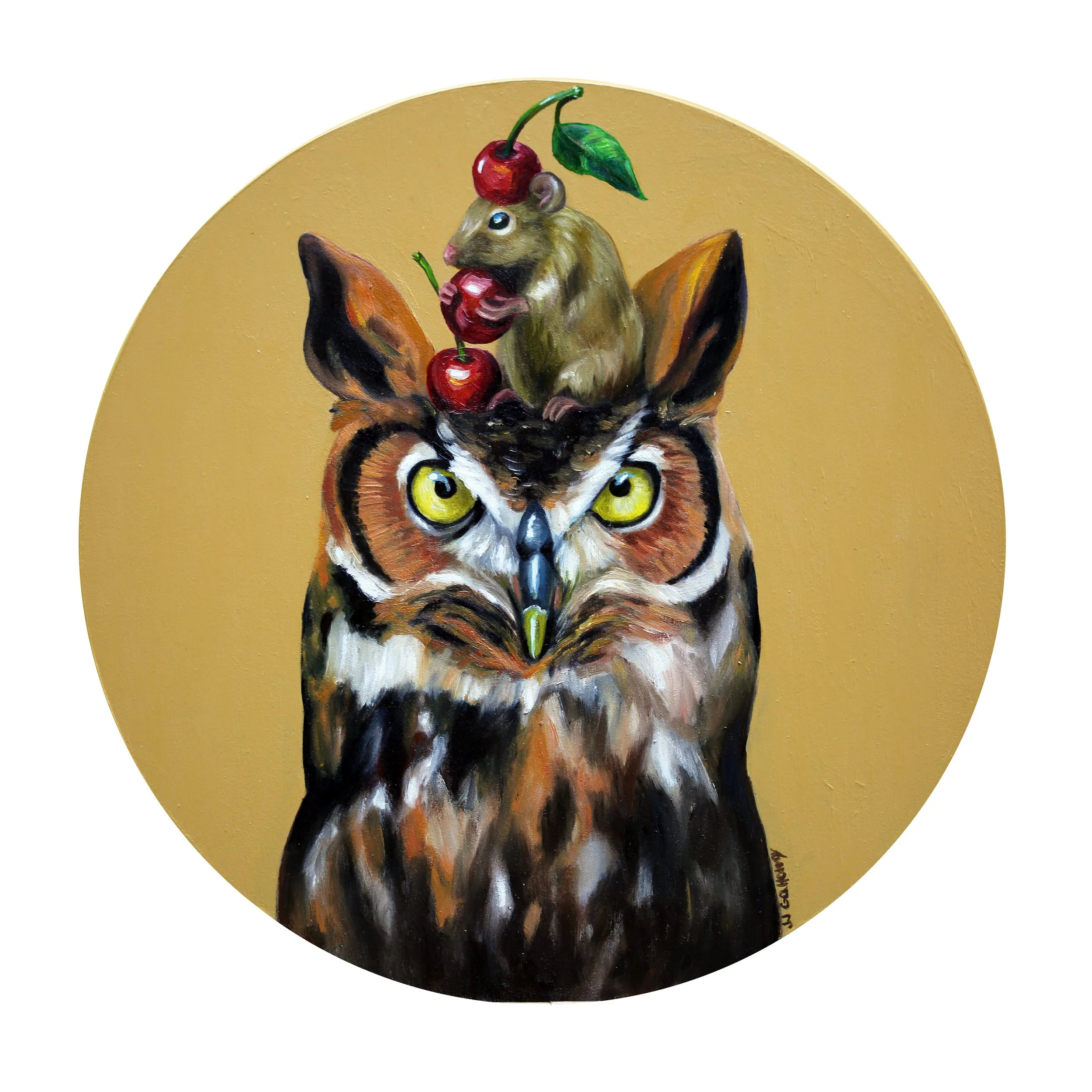 Horned Owl (and friend)